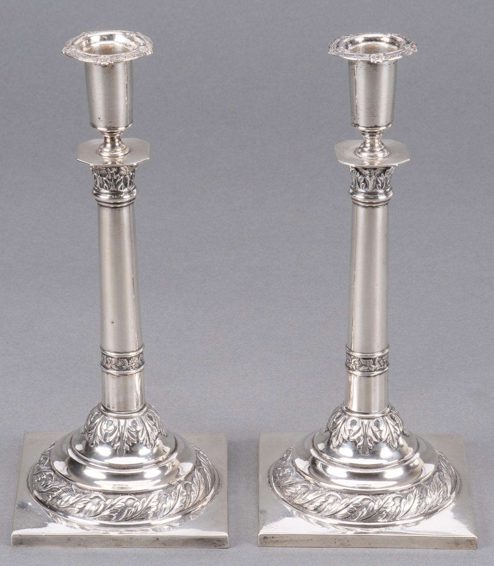 Antique Russian 84 Silver Candle Sticks (1 of 7)