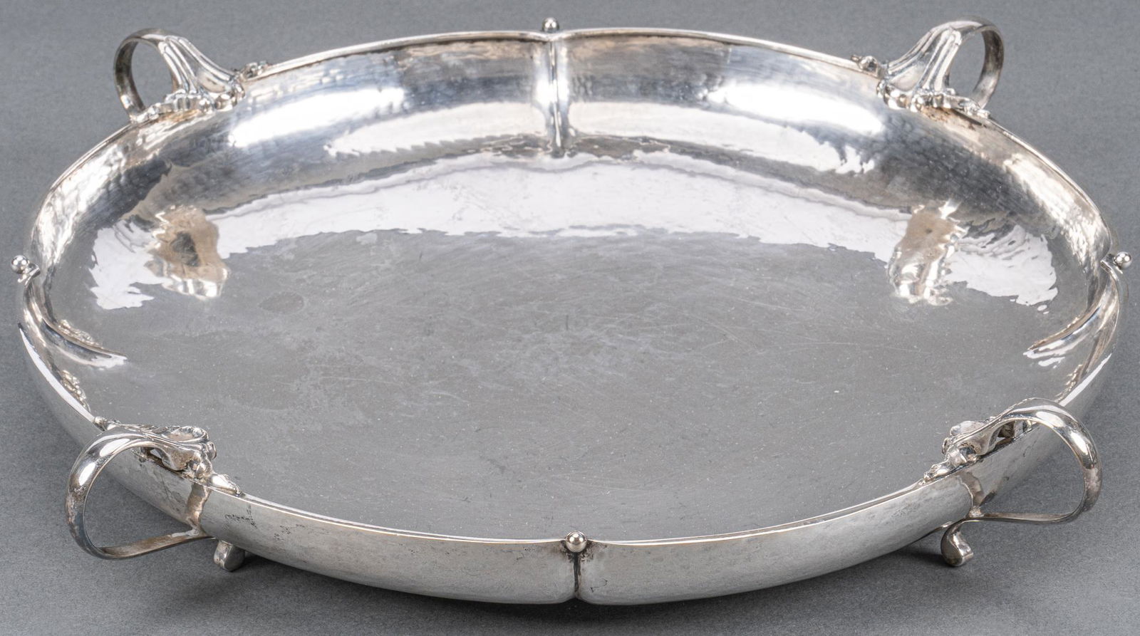 Antique German Arts and Crafts 835 Silver Serving Bowl (1 of 6)