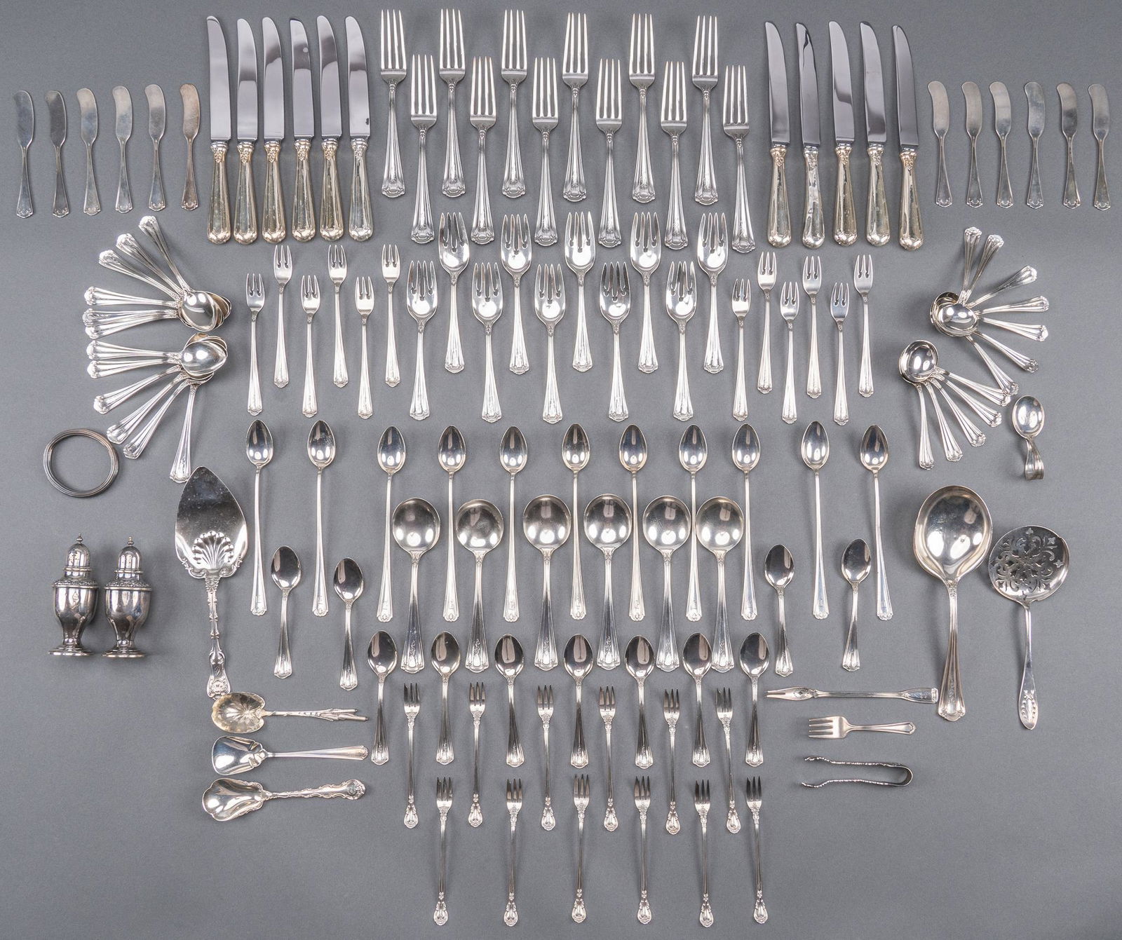 "Stuart" by Whiting Sterling Silver Flatware Set (1 of 11)