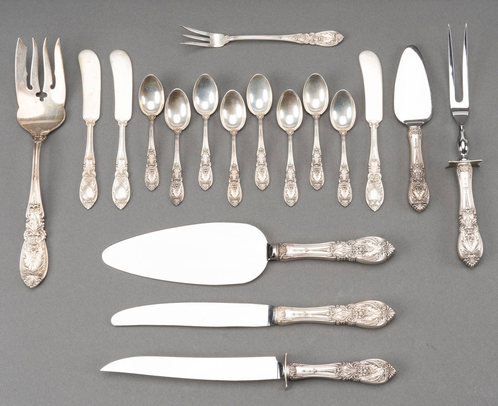 "Richelieu" International Sterling Silver Flatware Set (1 of 6)