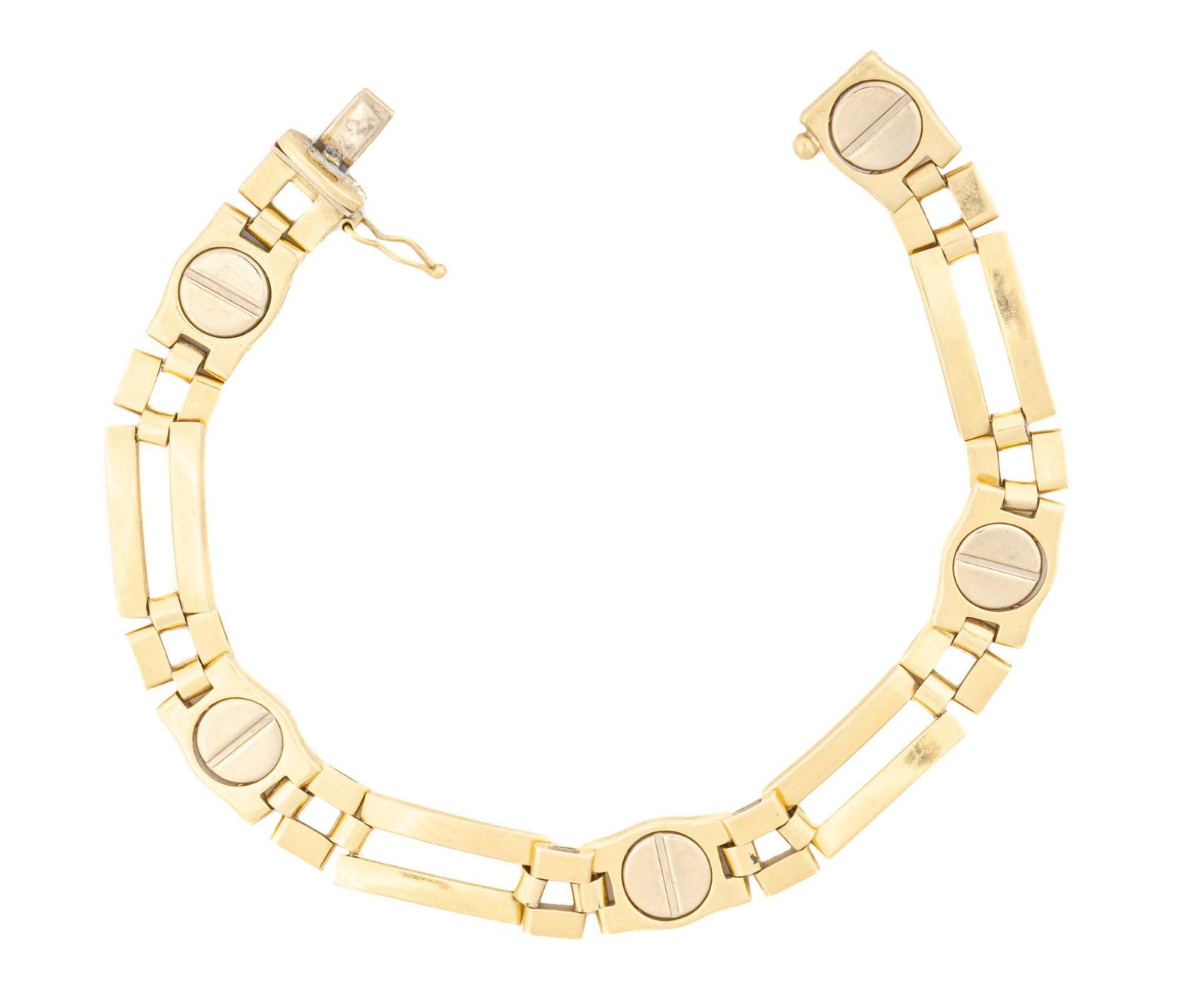 Italian 14k Gold Chain Link Bracelet (1 of 6)