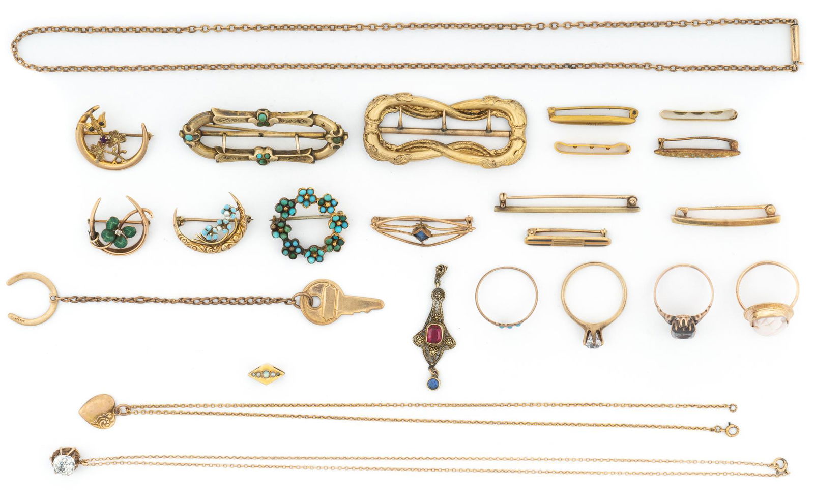 Victorian Gold Jewelry Collection (1 of 11)