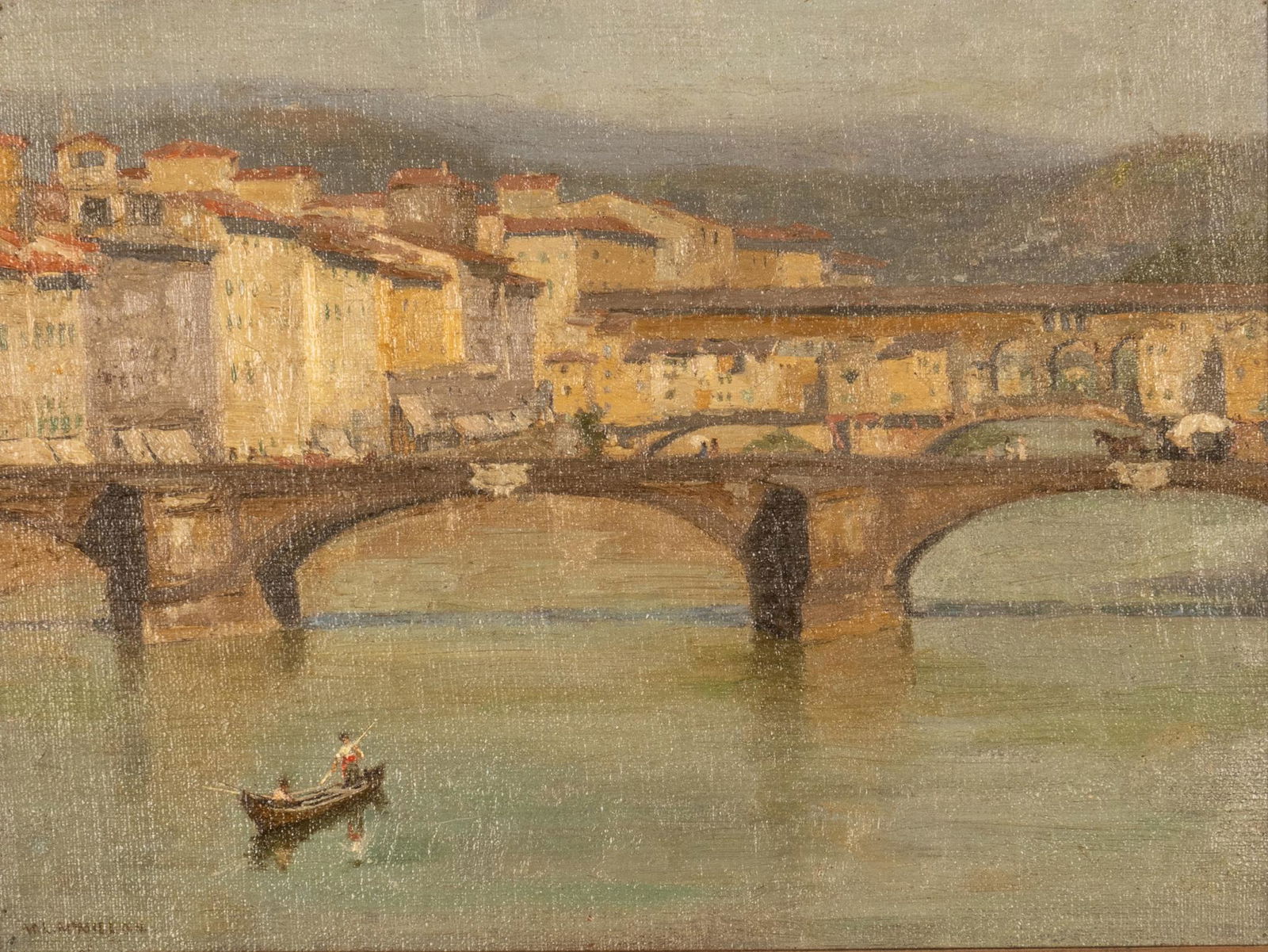 Mary Lane McMillan, "River Arno, Florence", 1910-12 (1 of 5)