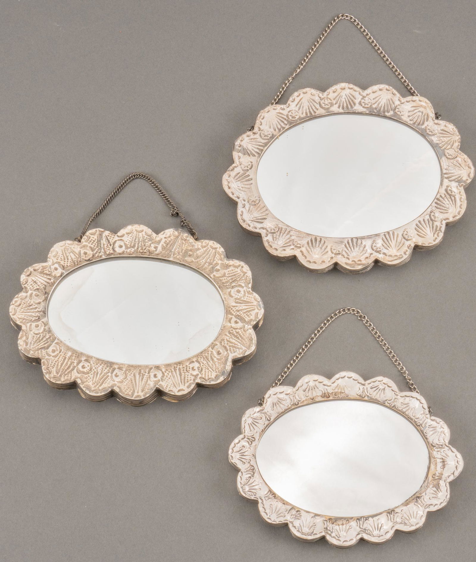 Antique Turkish Sterling Silver Wall Mirrors (1 of 5)