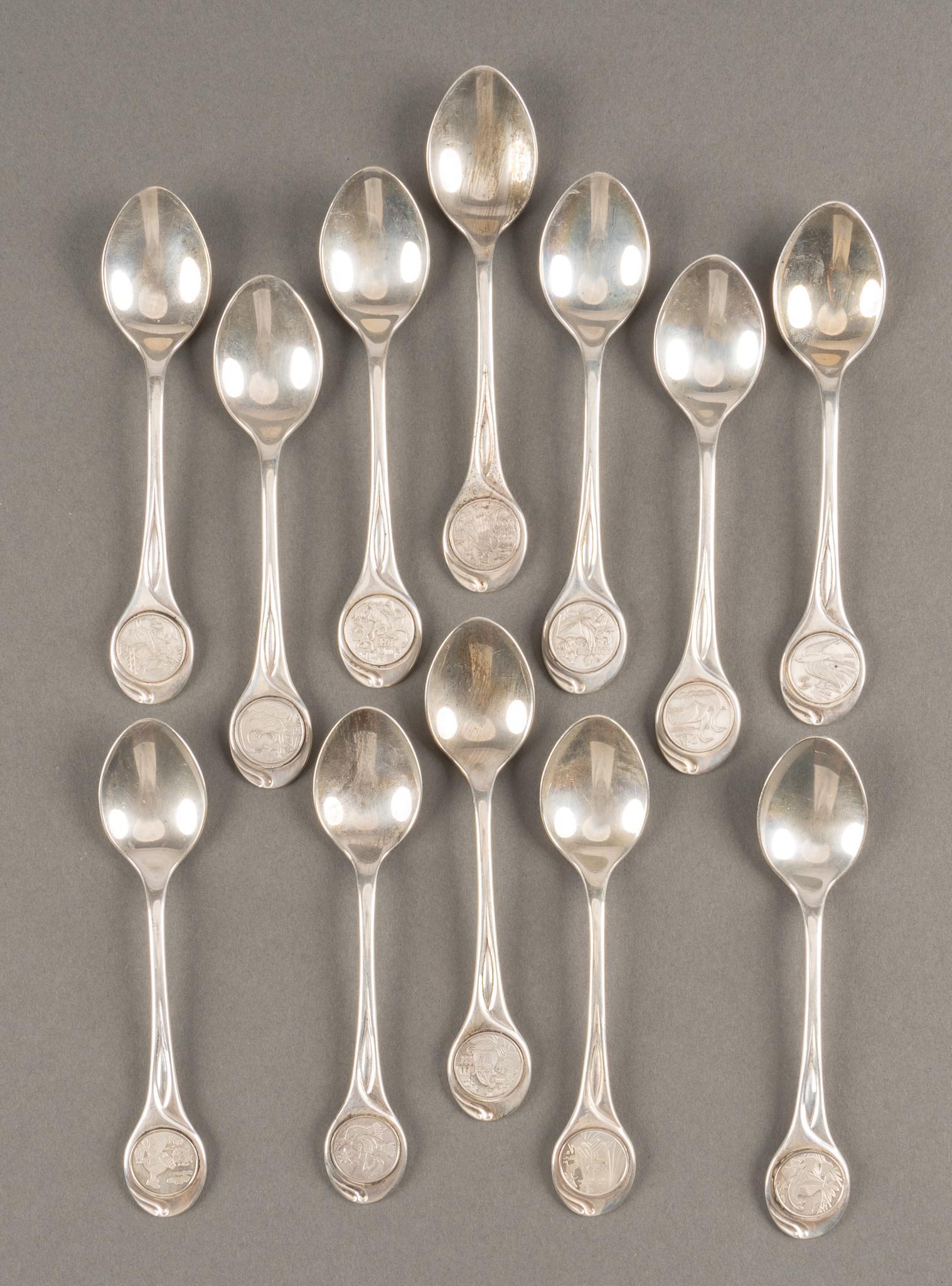 Carlos Sierra-Franco Sterling Twelve Days of Christmas Spoons (1 of 5)
