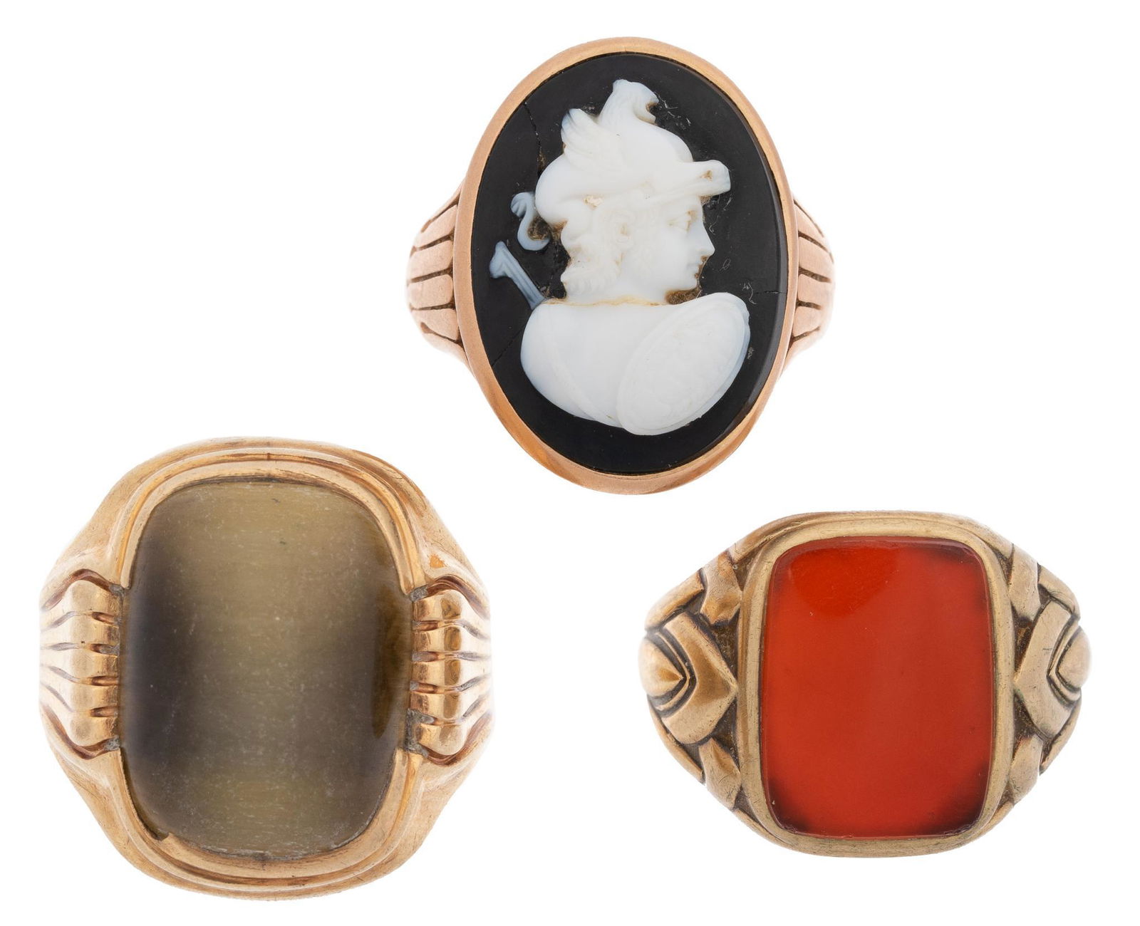 Collection of Men's Gold Rings (1 of 3)