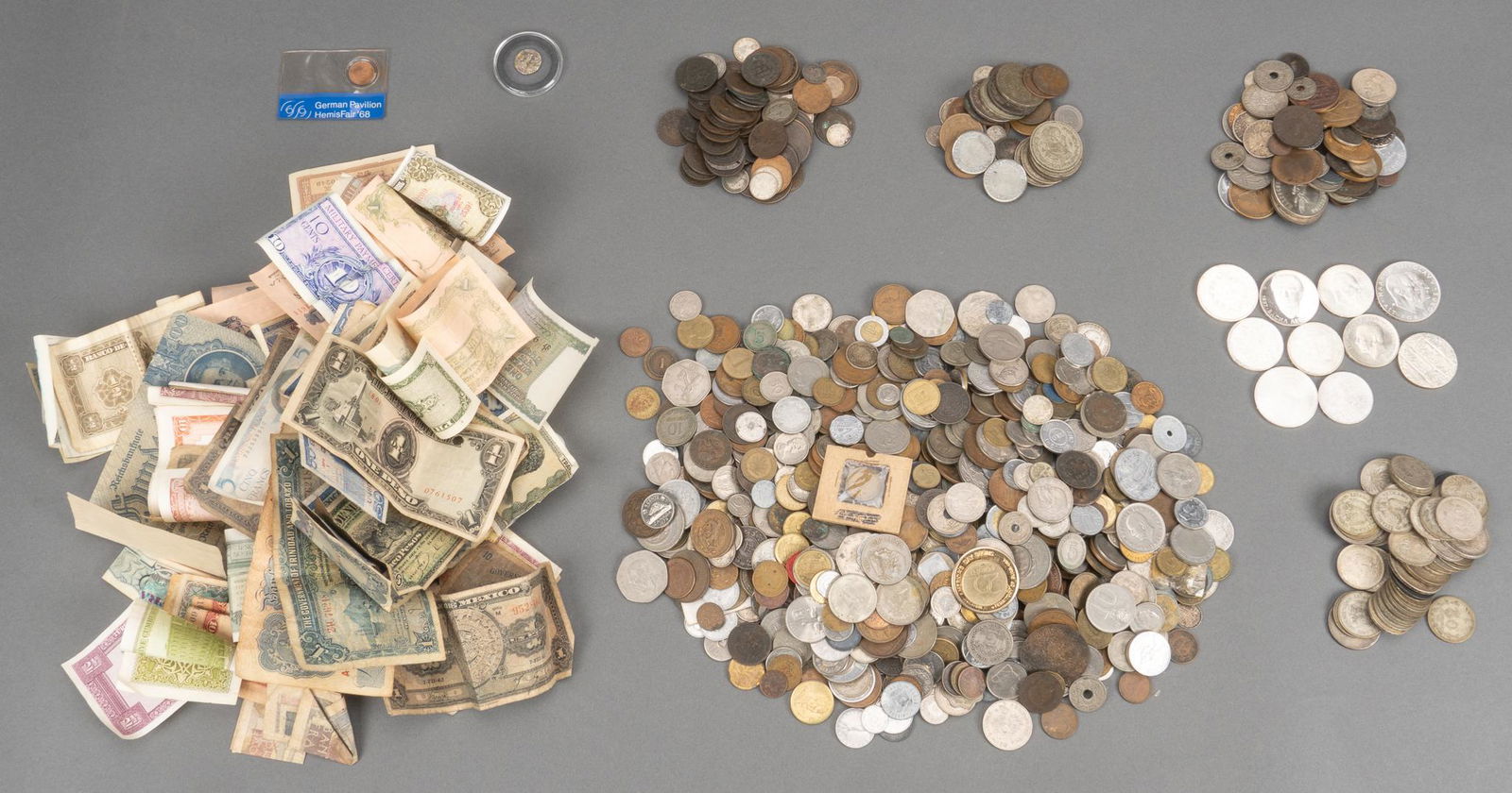 Collection of Vintage Foreign Currency and Coins (1 of 5)