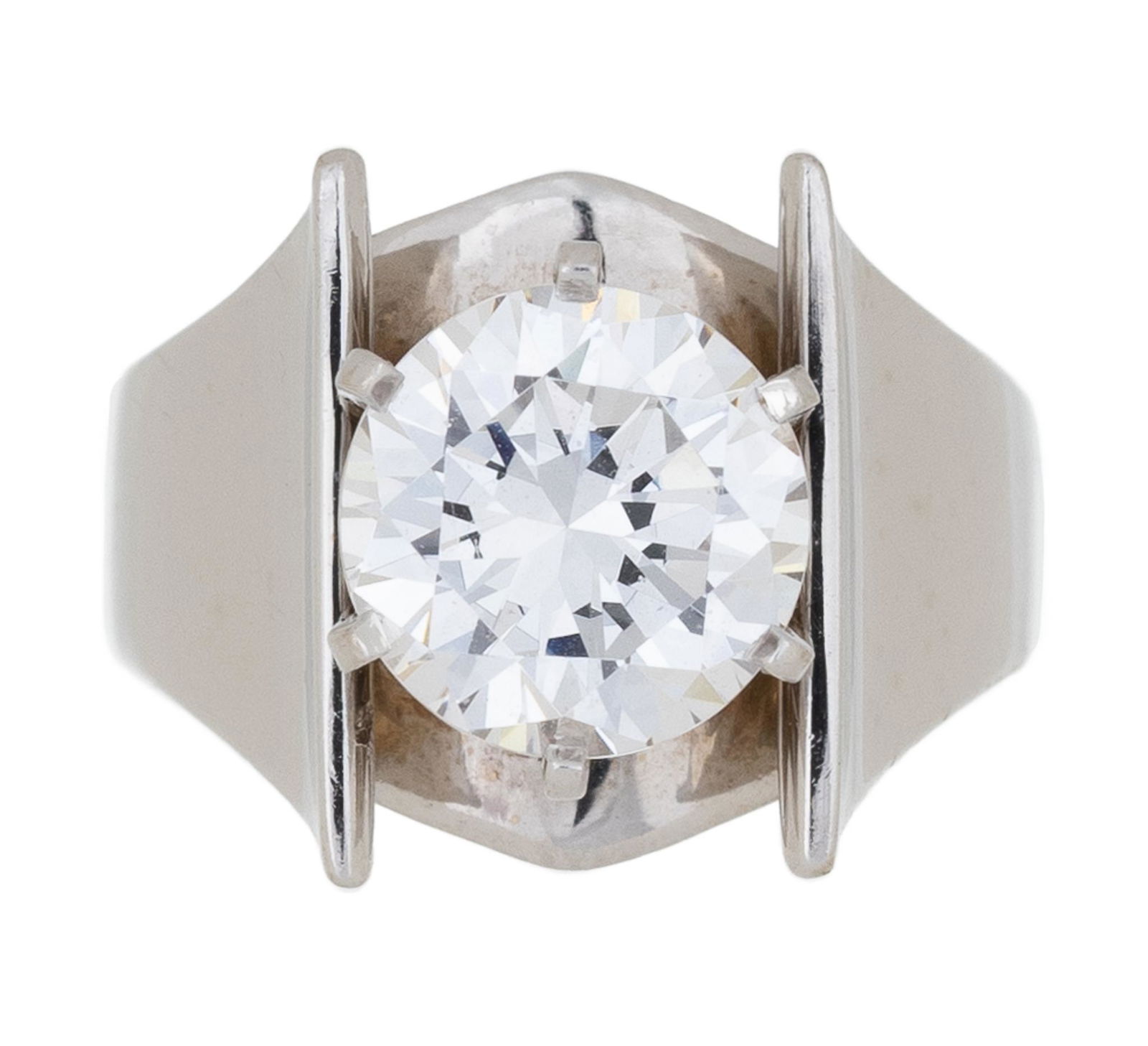 Cubic Zirconia 14k Gold Ring (1 of 3)