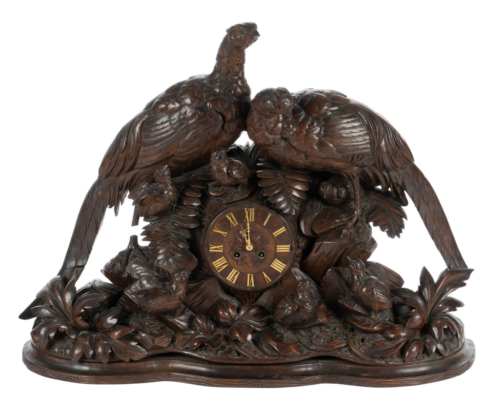 Wooden Pheasant Clock (1 of 5)