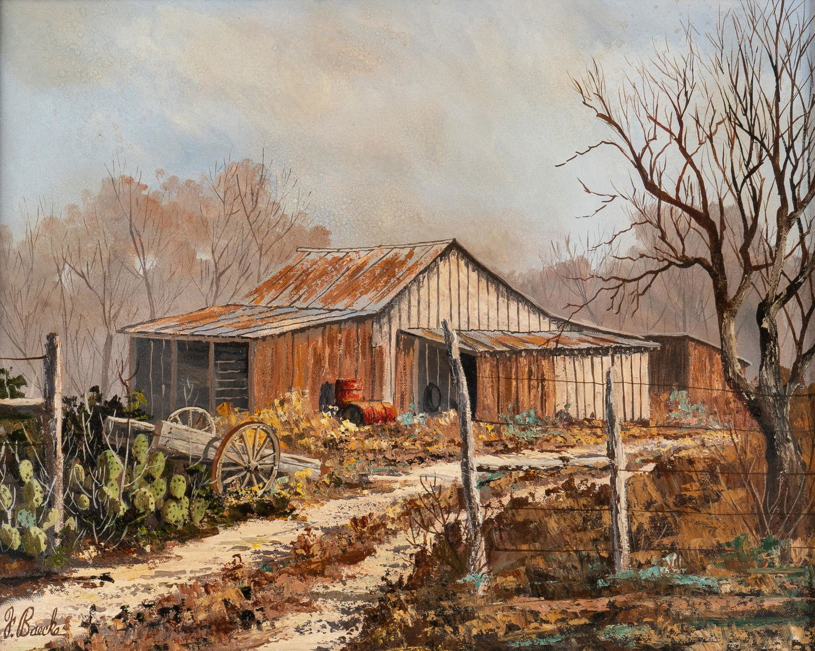 Florent Baecke, "The Old Homestead Barn" (1 of 5)