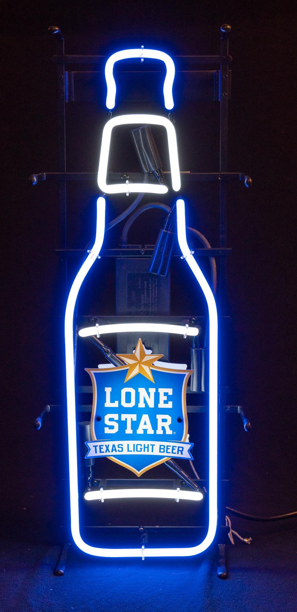 Lone Star Beer Bottle Neon Sign (1 of 3)