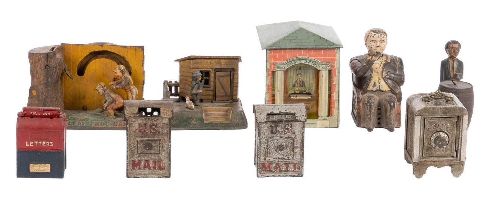 Collection of (8) Vintage Piggy Banks (1 of 9)