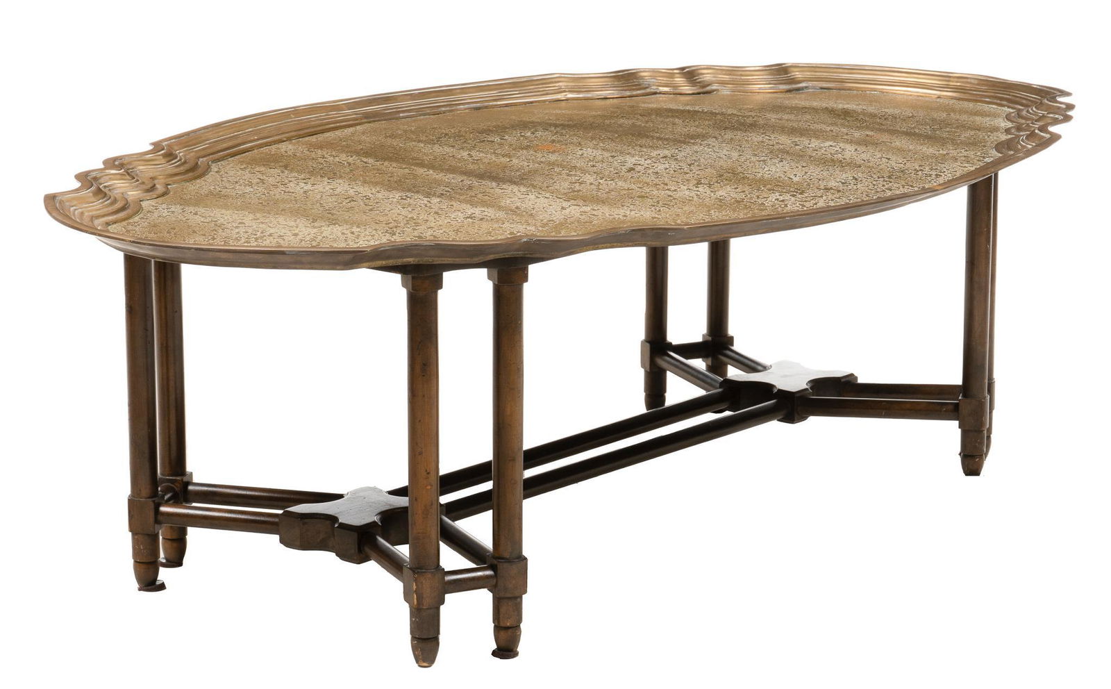 Baker Brass Top Coffee Table (1 of 5)