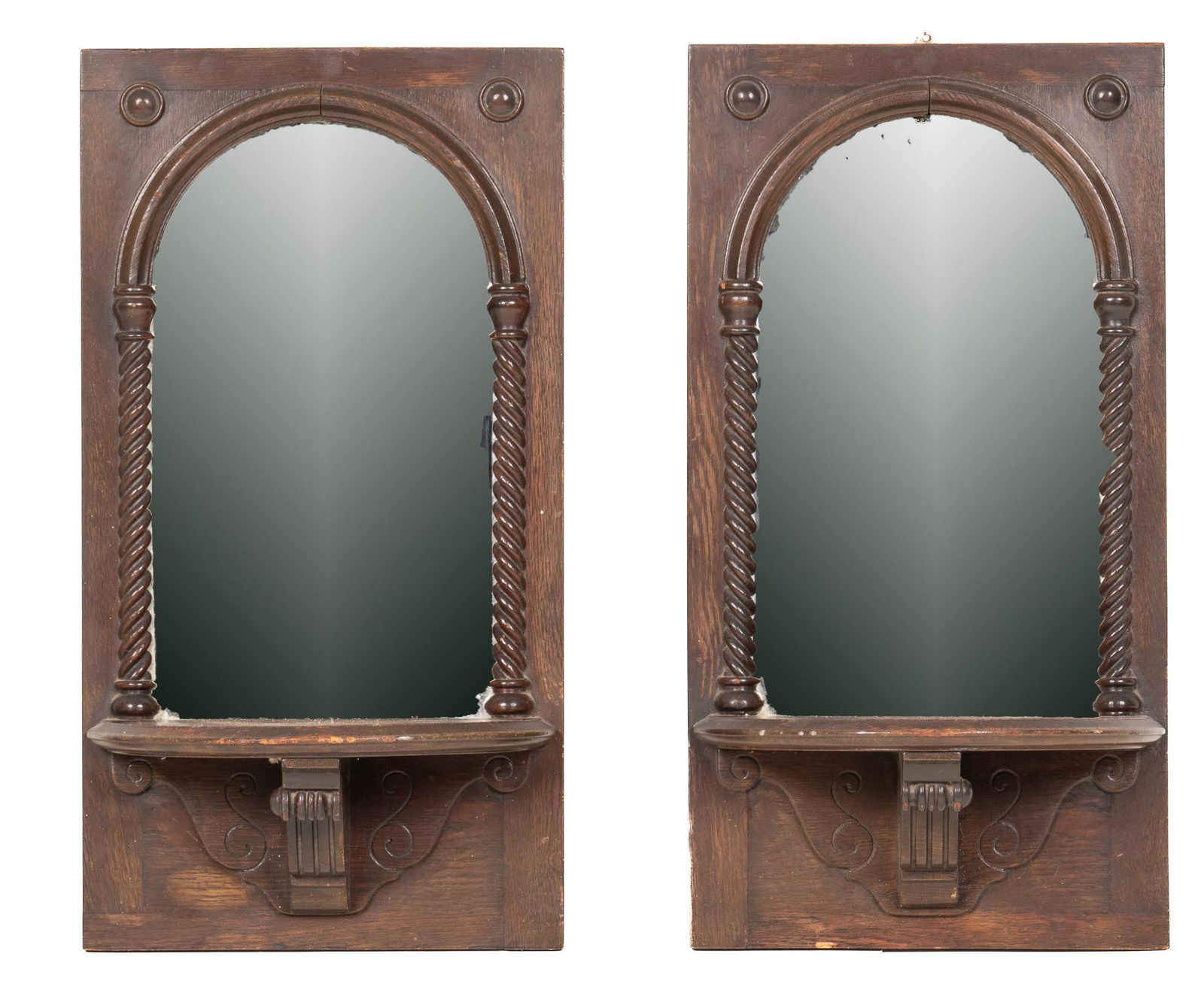 Pair of Wall Mirrors (1 of 3)