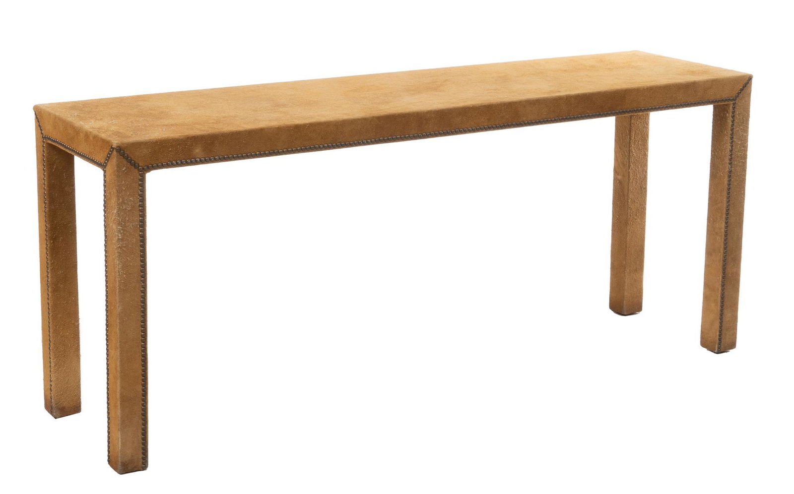 Suede Console Table (1 of 4)