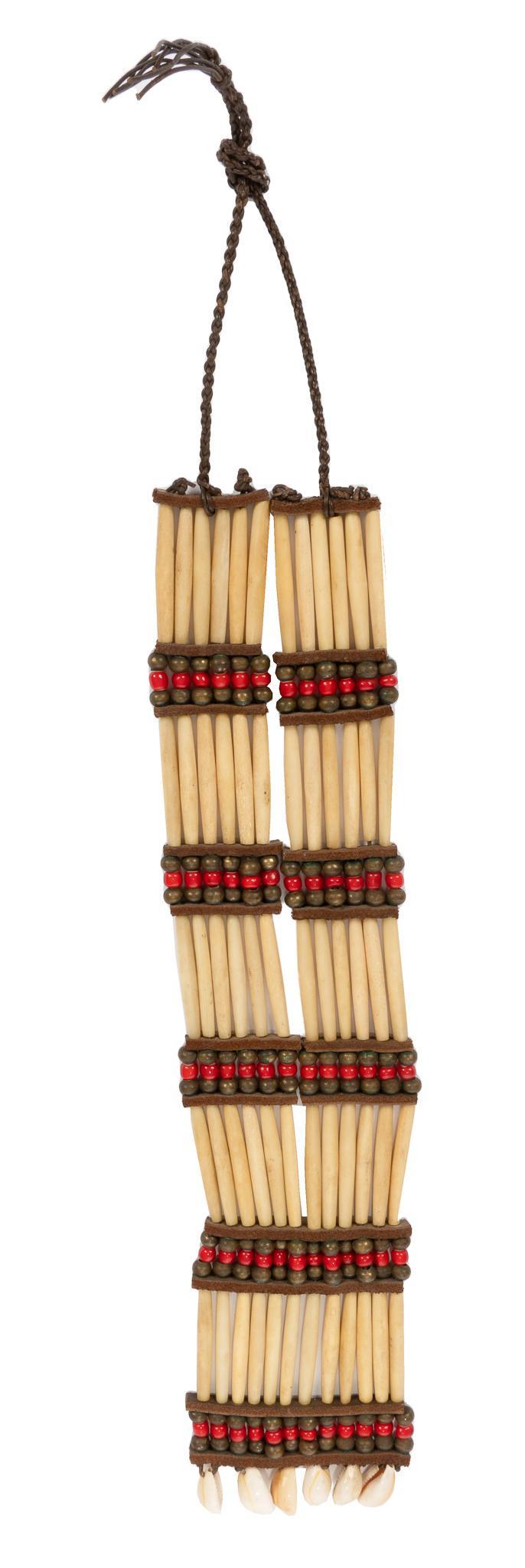 Native American Hair Pipe Dressing (1 of 2)