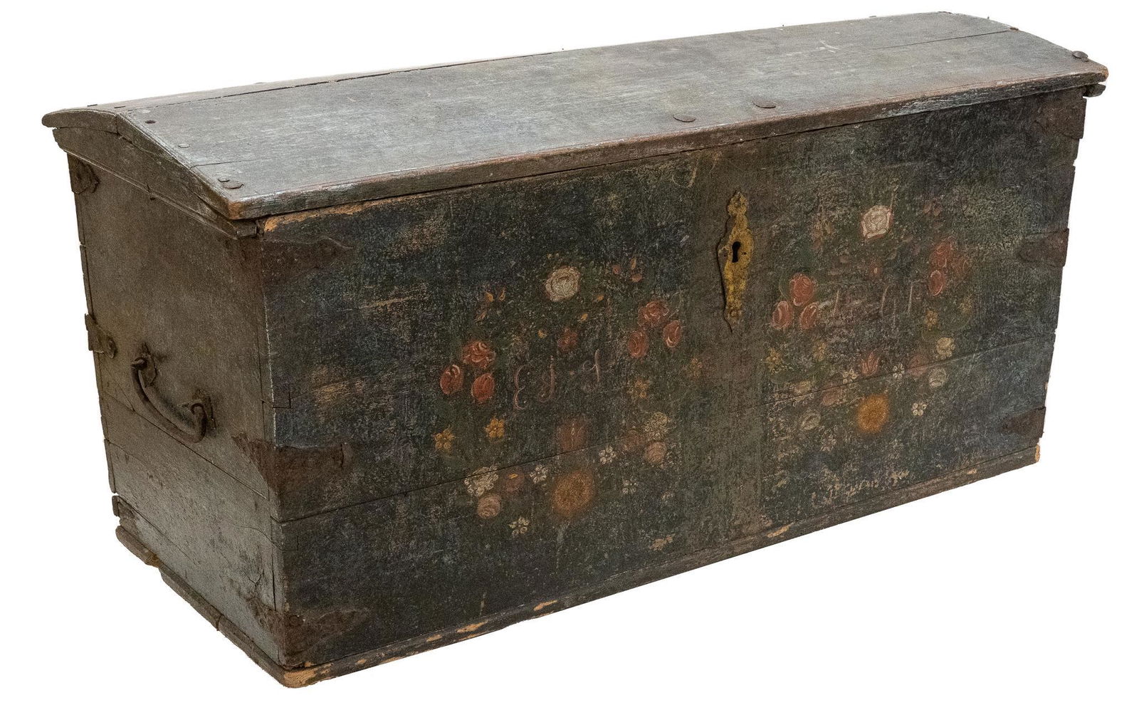 Large Painted Chest (1 of 4)