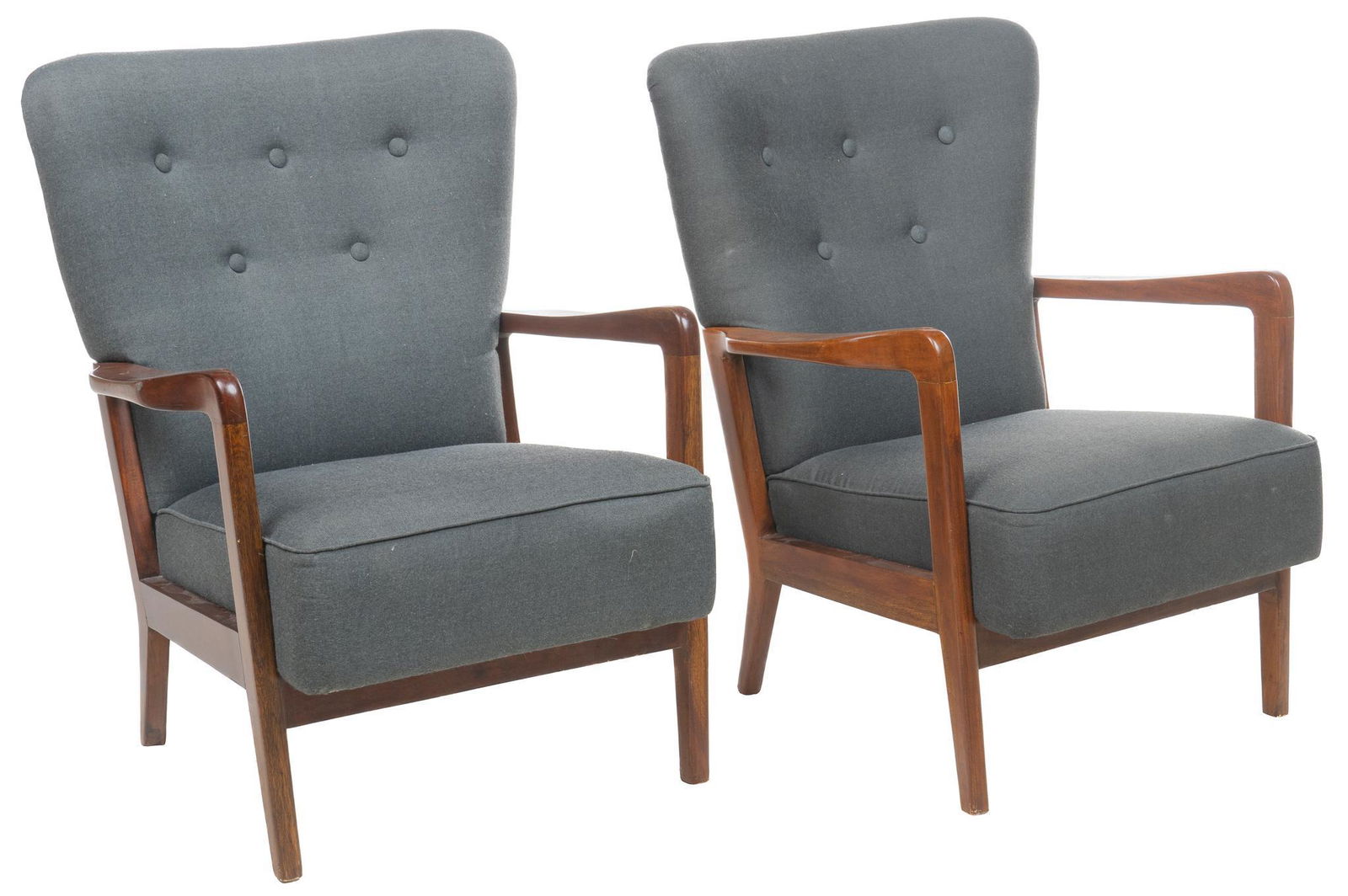 Pair of Mid-Century Eleanor Home (DNK) 'Finnegan' Chairs (1 of 5)
