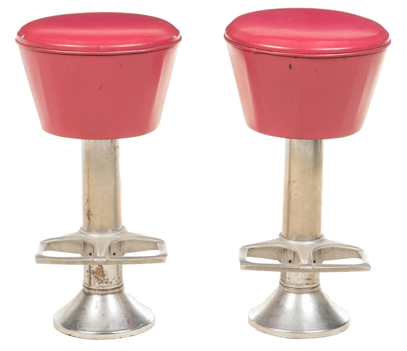 Pair of Mid-Century Soda Fountain Stools (1 of 8)