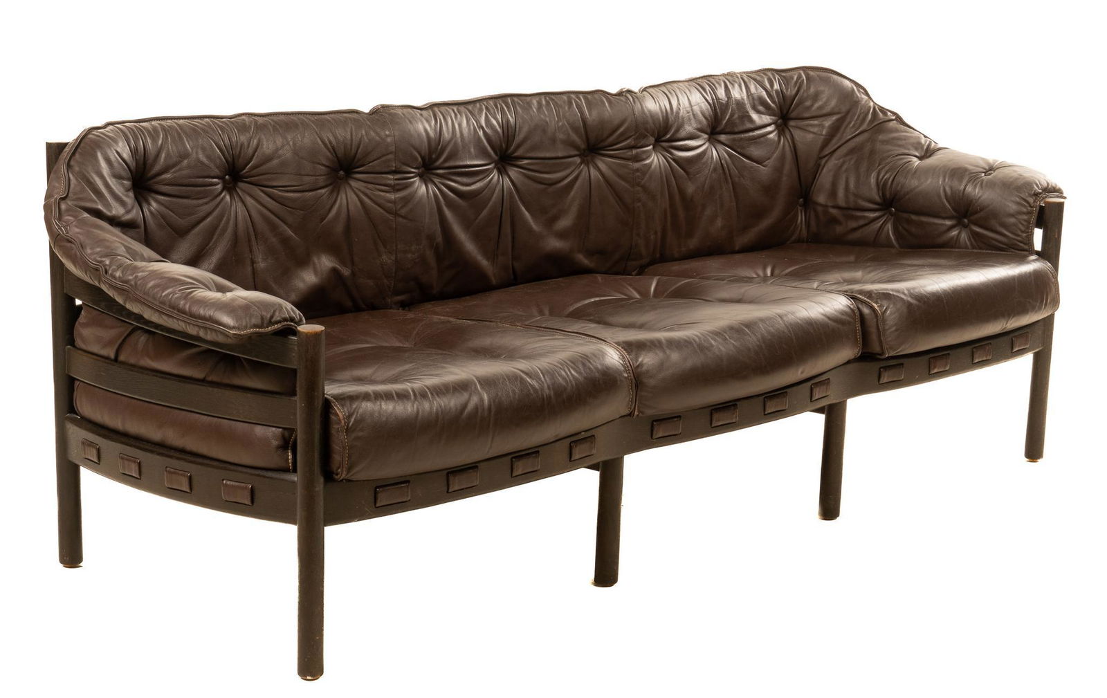 Sven Ellekaer (DNK) for Coja (DNK) Mid-Century Leather Sofa (1 of 4)