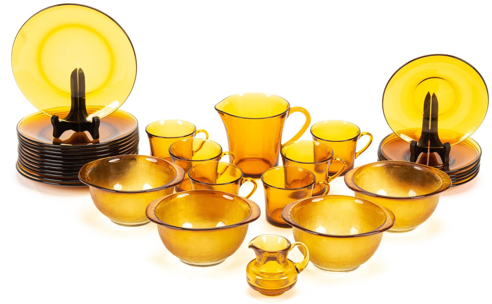 Duralex (FRA) Amber Glass 30 Pc. Serving Set (1 of 5)