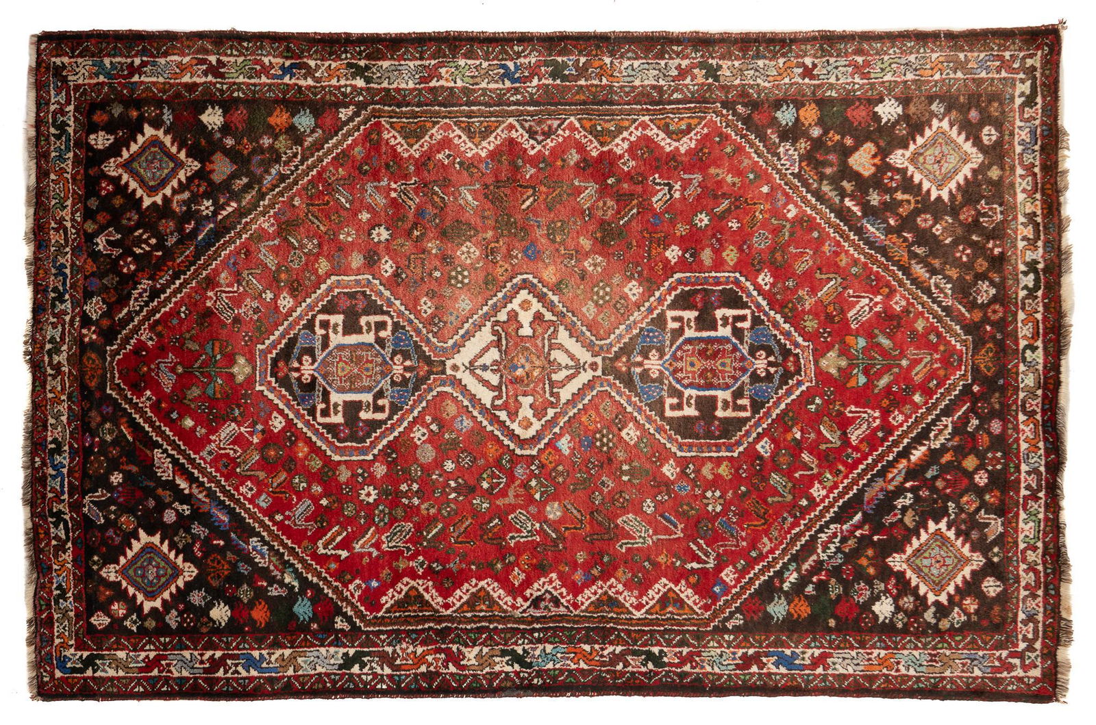 Hand-Made Estate Rug, 8'6" X 5'9" (1 of 4)