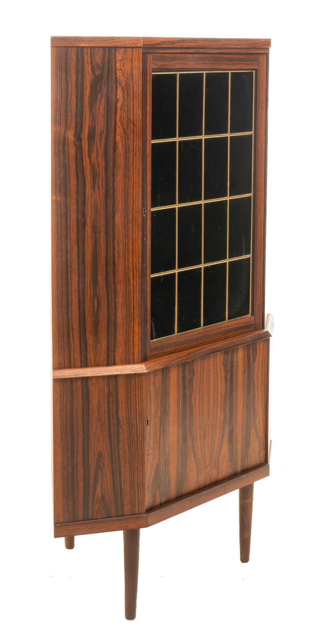 Danish Mid-Century Corner Cabinet (1 of 6)