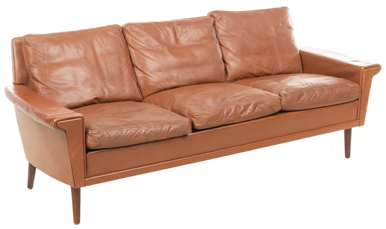 Danish Mid-Century Leather Sofa (1 of 4)