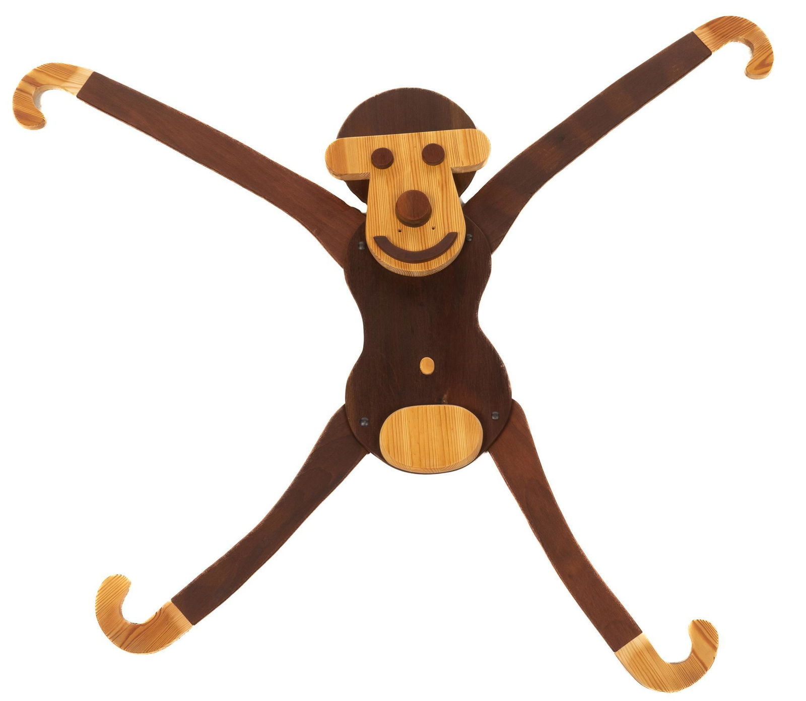 Hanging Wooden Monkey Decor (1 of 5)