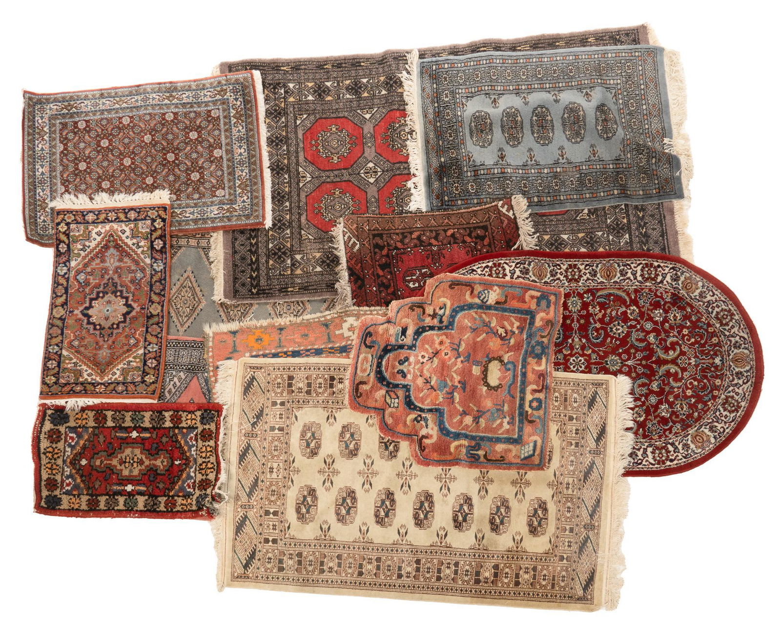 Collection of (12) Hand-Made Rugs (1 of 5)