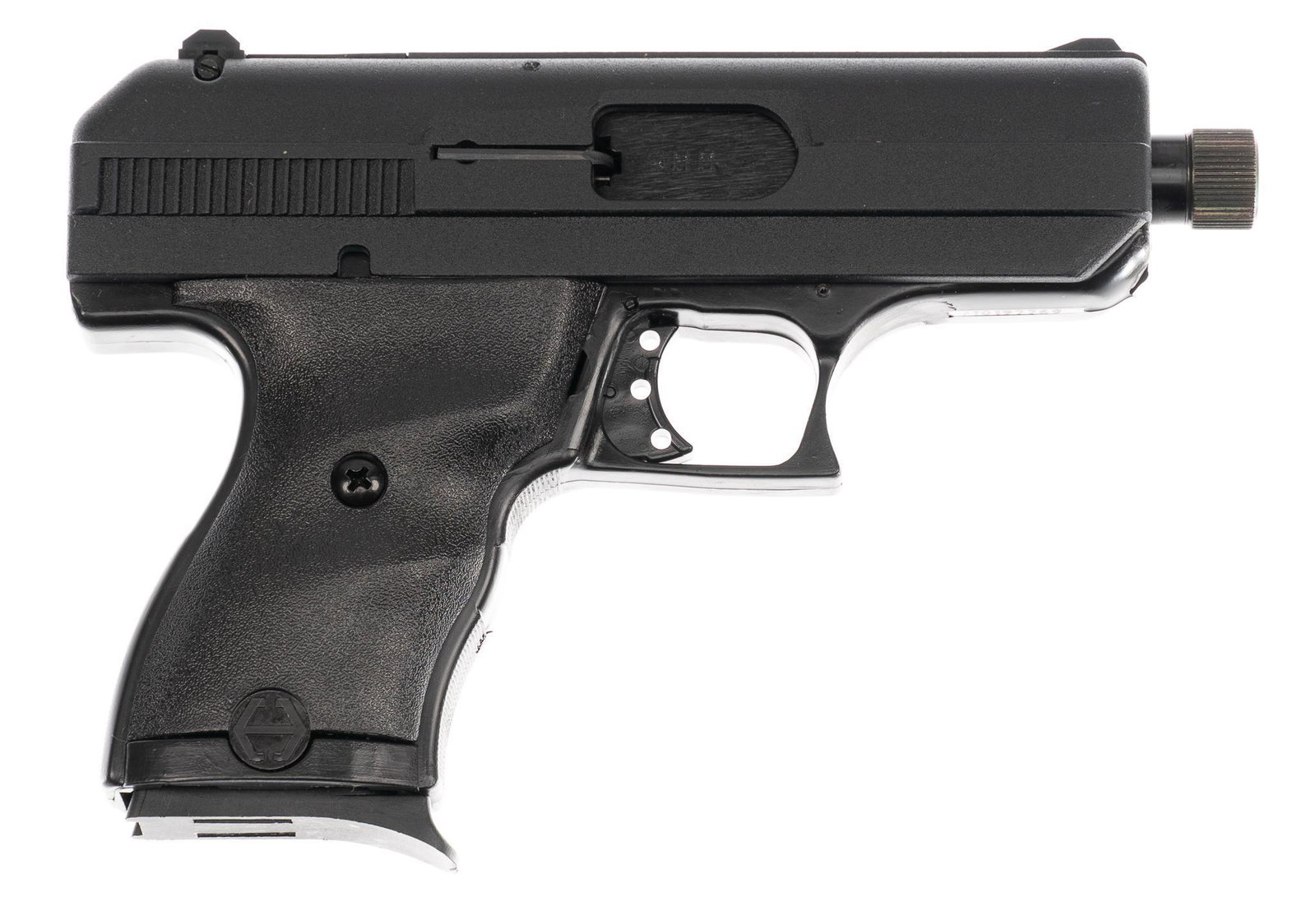 Hi-Point C9 Yeet Cannon G1 9mm Semi-Auto Pistol: Serial: P10197769 Manufacturer: Hi-Point Firearms Model: C9 Yeet Cannon G1 Caliber: 9mm Barrel length: 3.5 in. OAL: 6.75 in. Condition: Factory NIB Includes: factory box w/ papers; extra ghost ring si