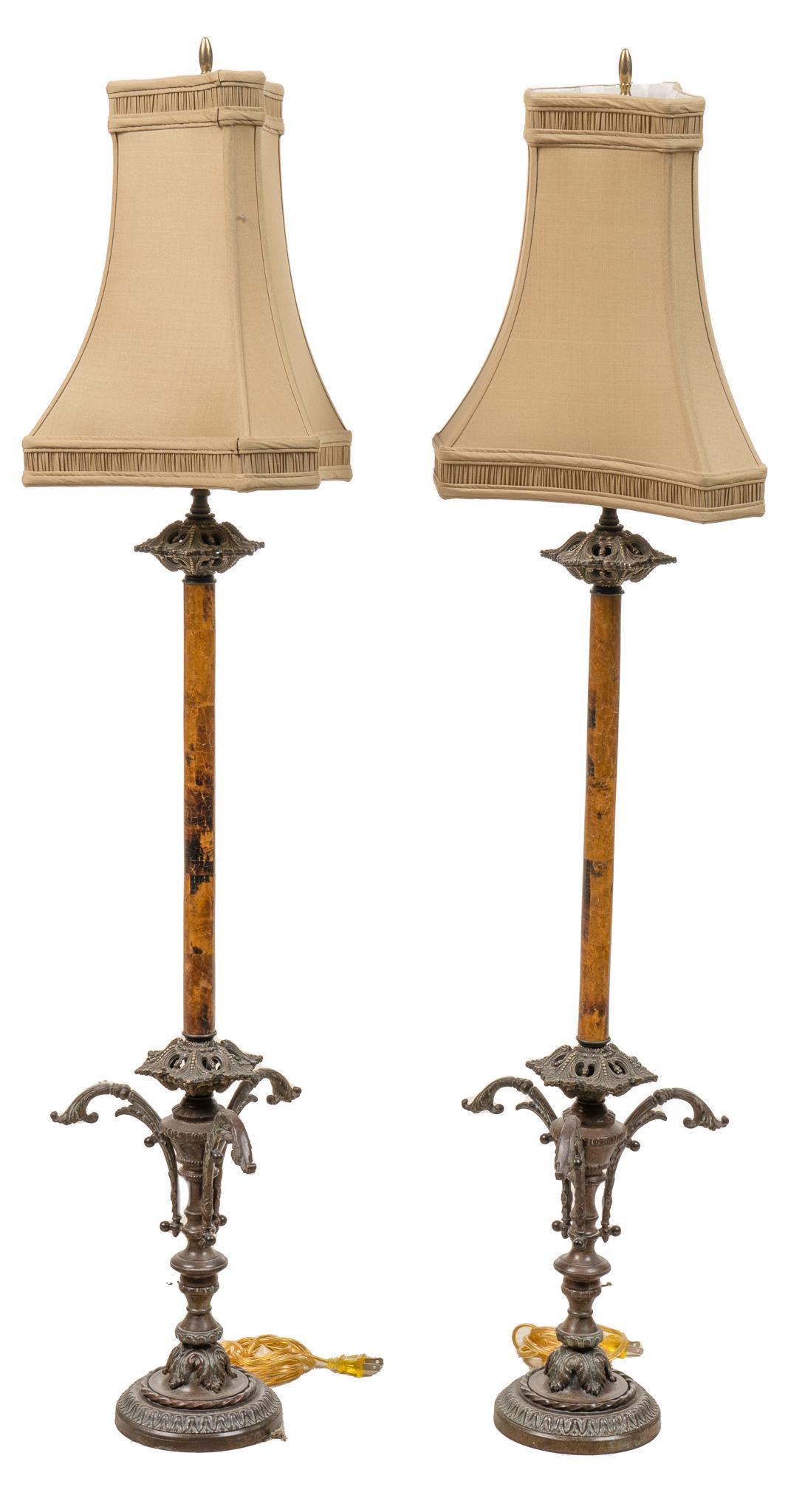 Pair of John Richard Empire Style Table Lamps (1 of 5)
