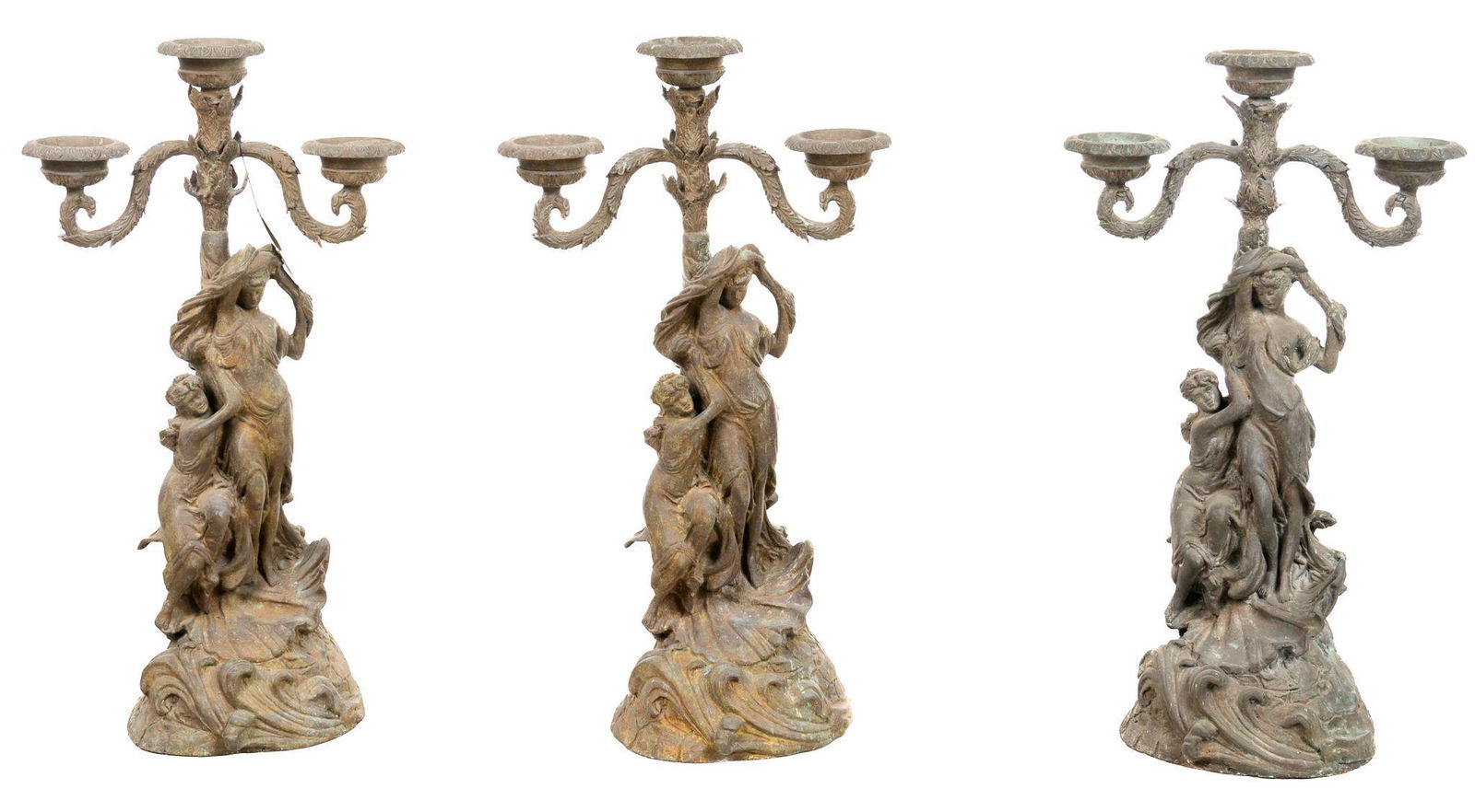 Set of (3) Maitland-Smith Candelabras (1 of 5)