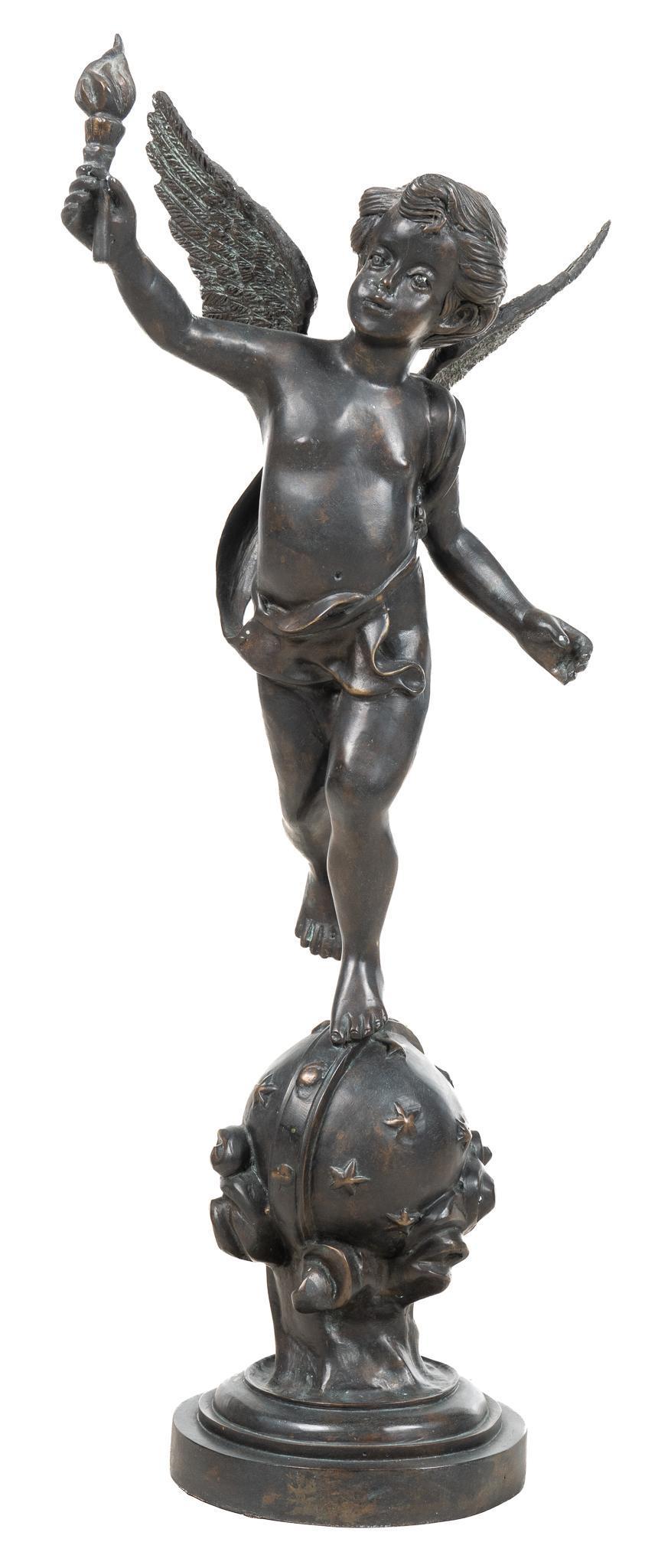 Maitland-Smith Bronze Cherub (1 of 5)