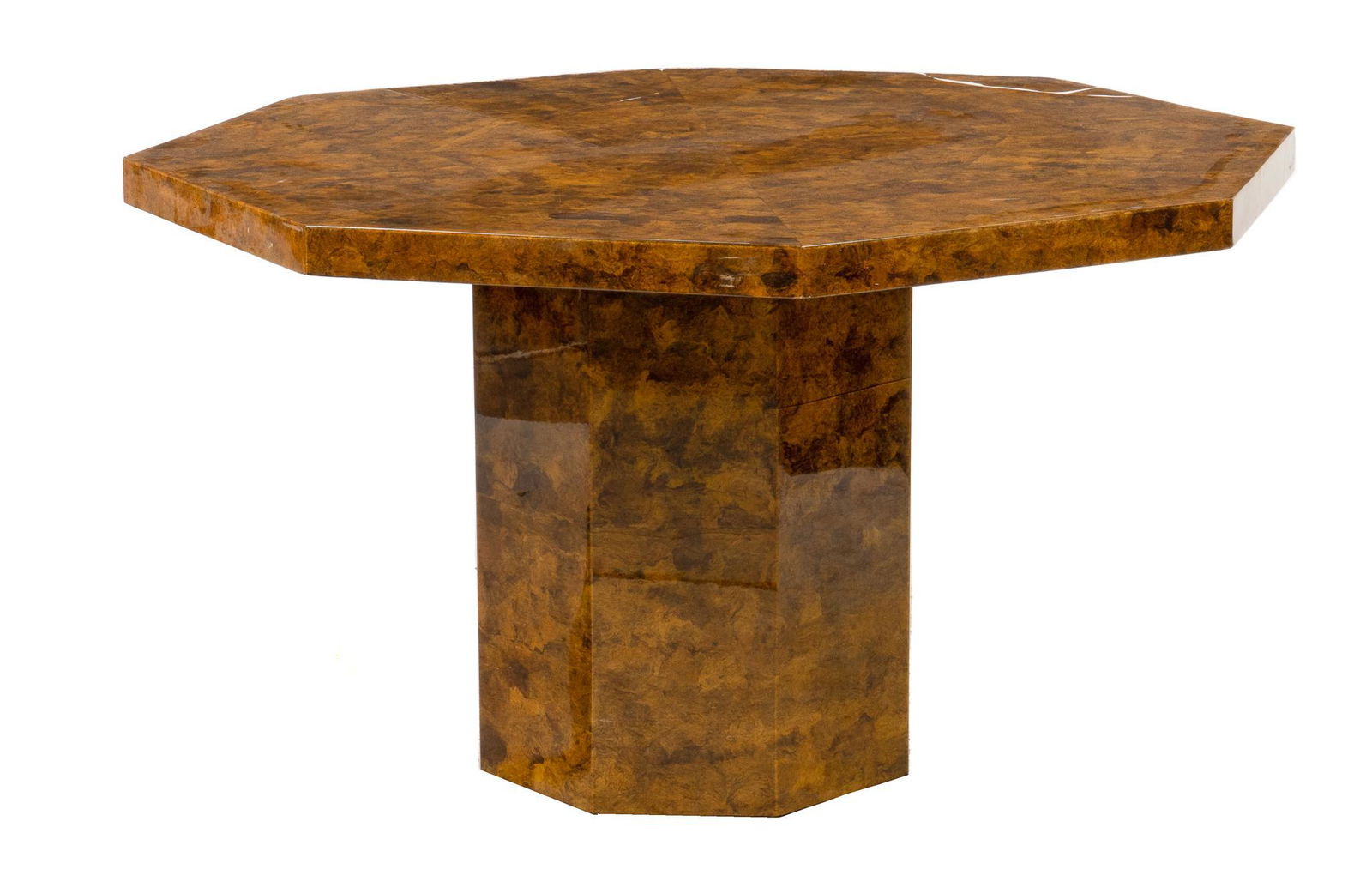 Lacquered Burlwood Center Table (1 of 3)