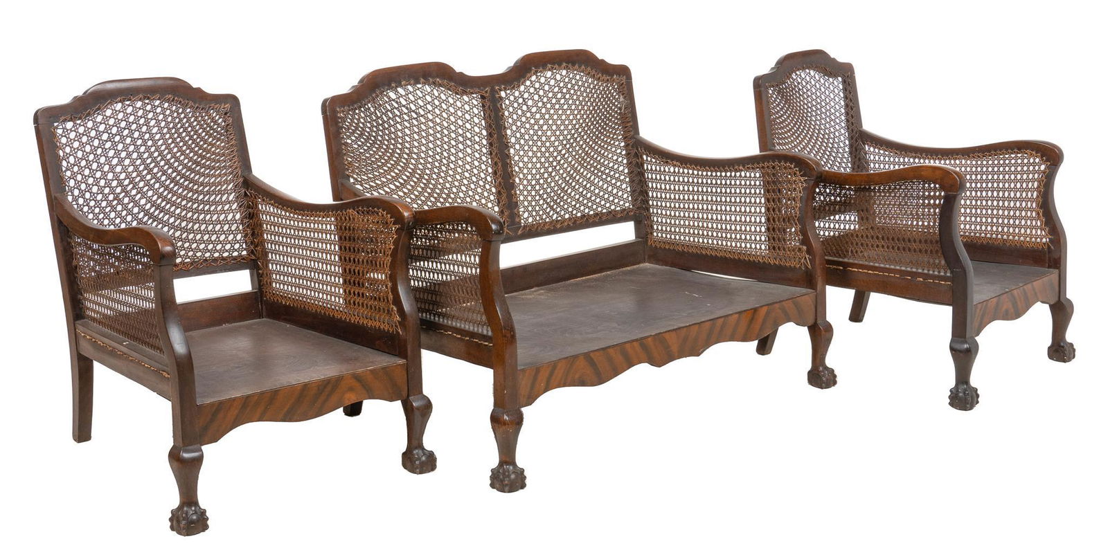 American Cane Back Settee & Chairs (1 of 4)