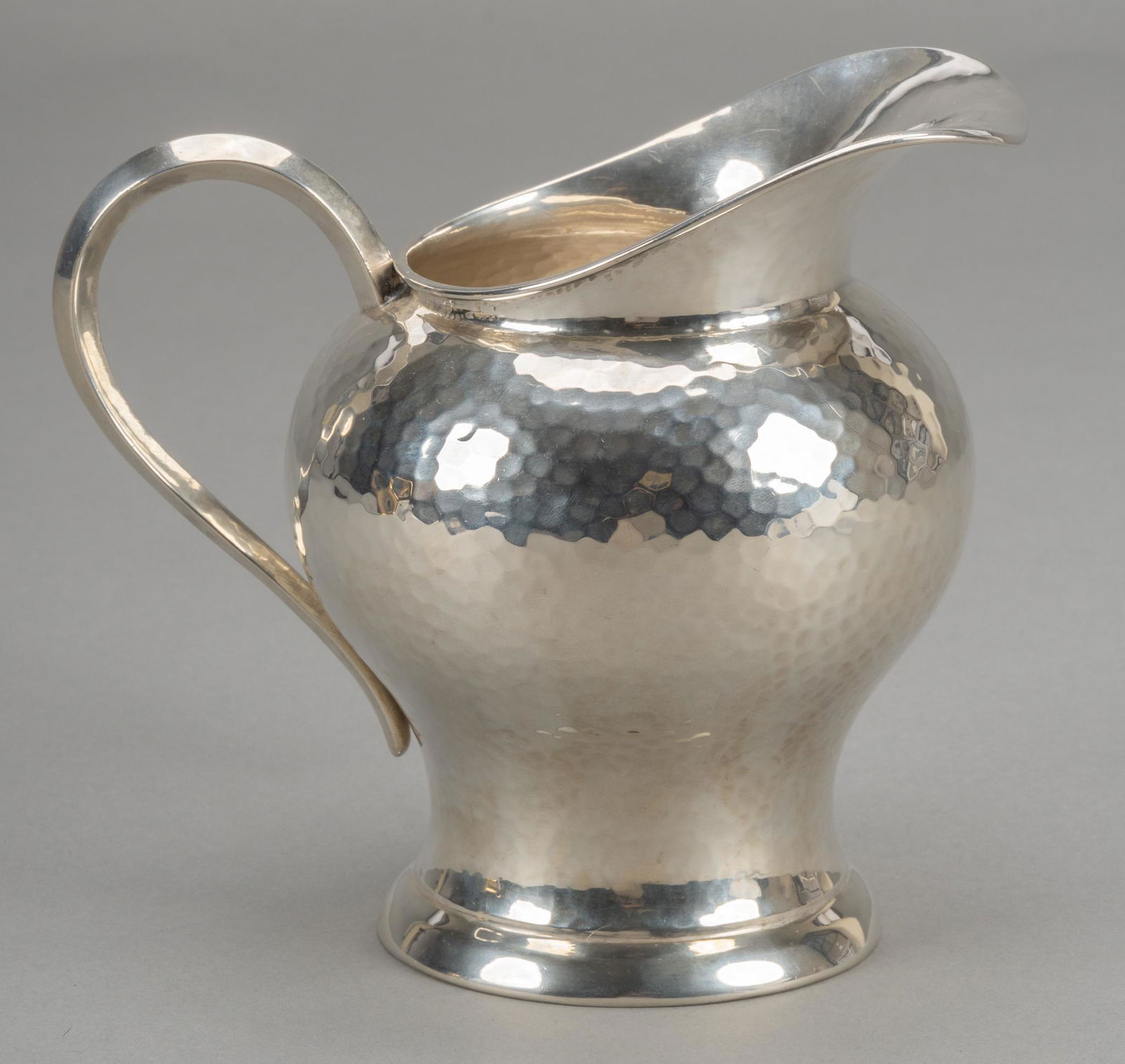 .800 Silver Hammered Pitcher (1 of 6)