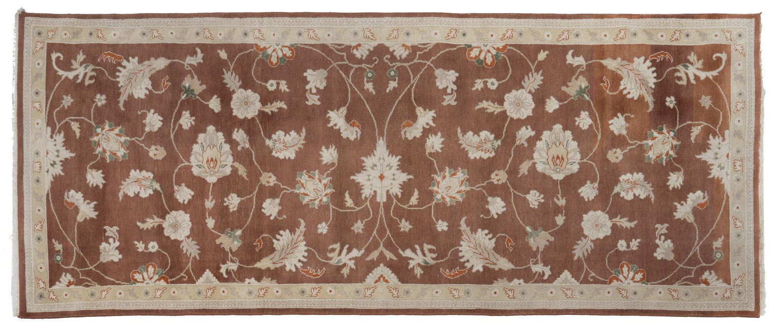 Hand-Made Peshawar Style Rug, 12' x 4'11" (1 of 3)