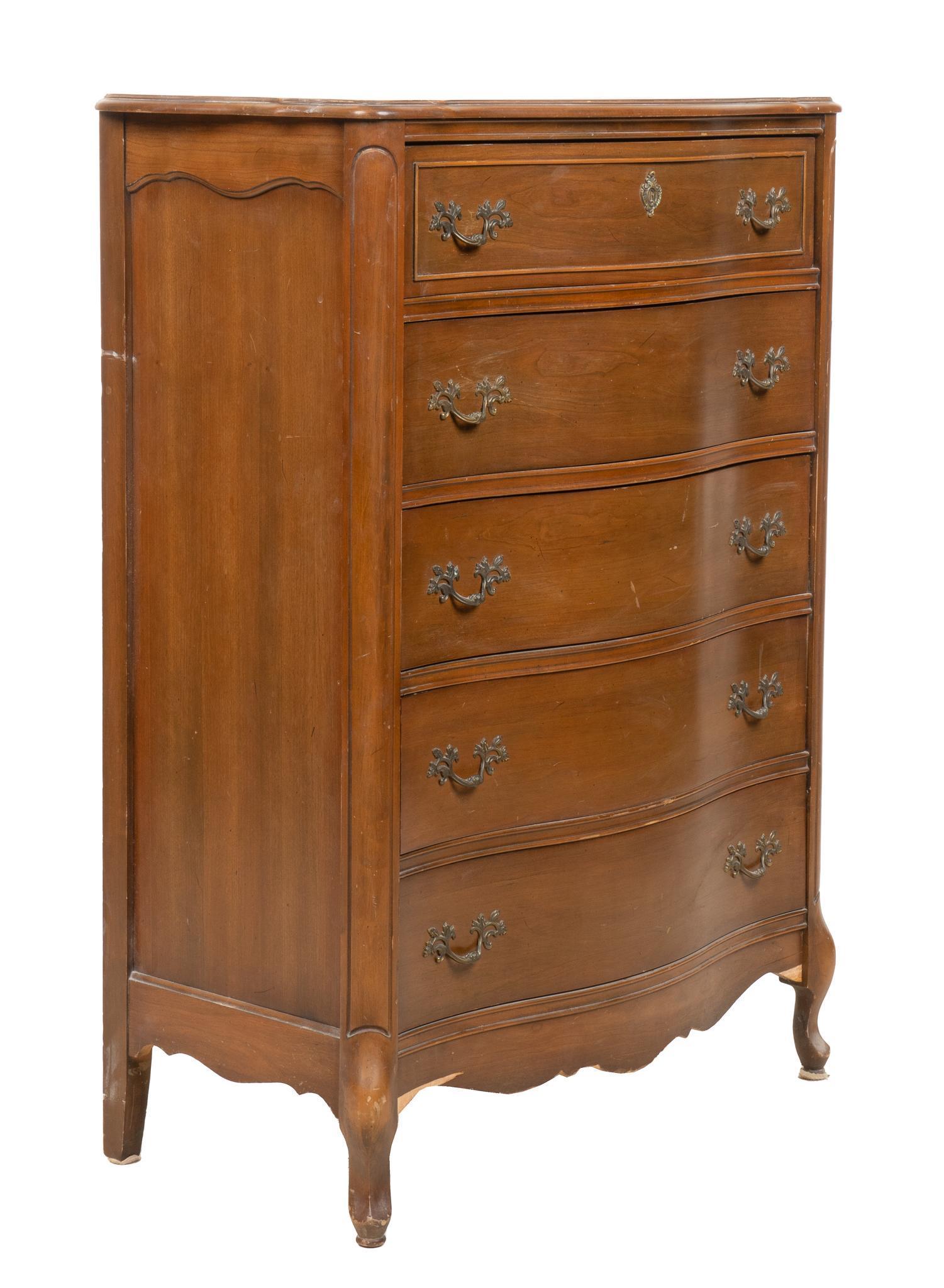 French Provincial Style Chest of Drawers (1 of 5)