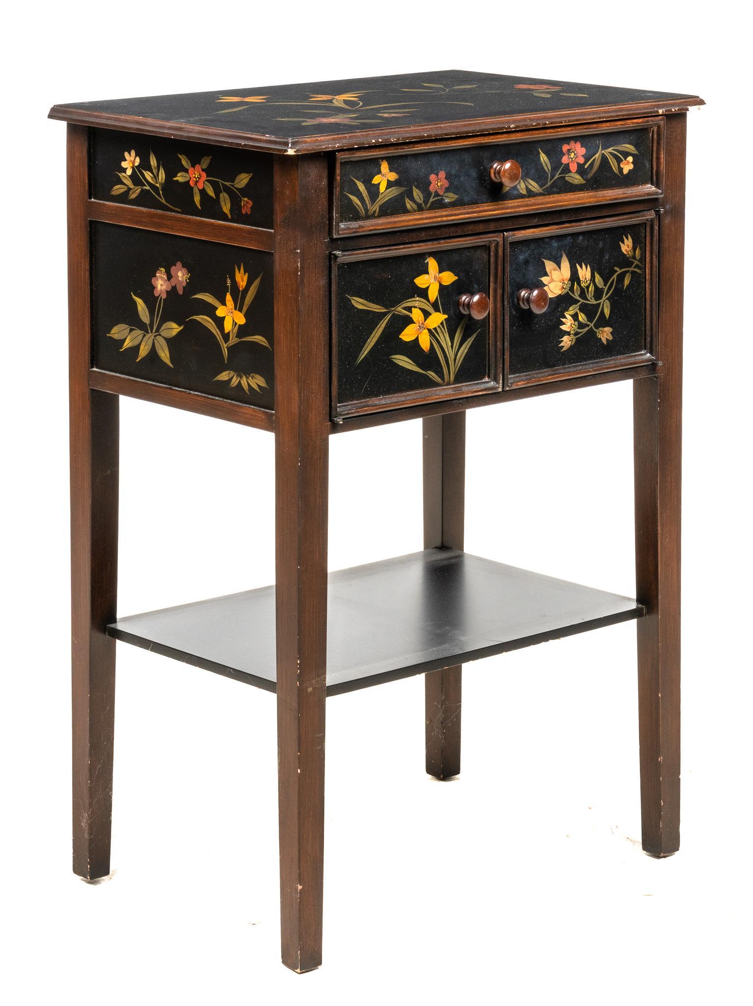 Chinoiserie Bedside Table (1 of 5)