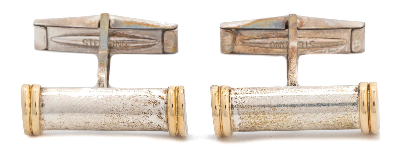 Tiffany & Co 18k & Sterling SIlver Cufflinks (1 of 4)