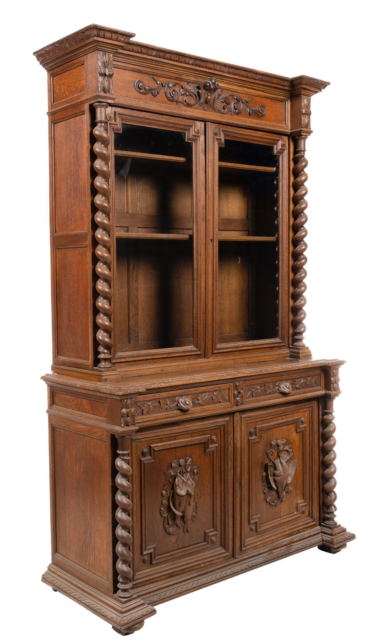 Passemard Freres (FRA) Antique Carved Hutch (1 of 5)