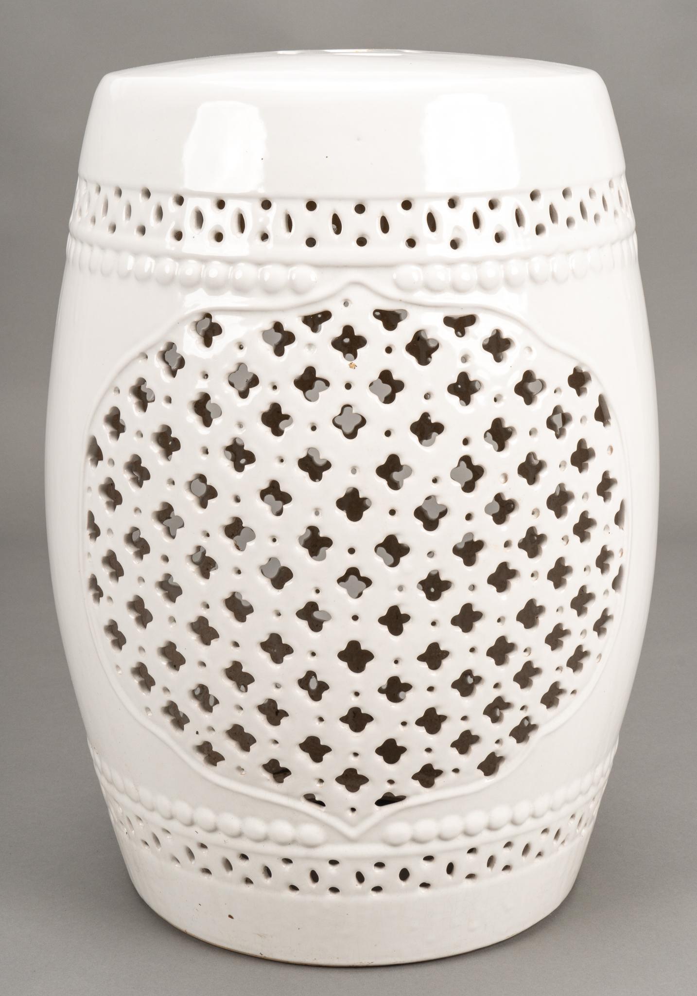 Decorative Ceramic Garden Stool (1 of 6)