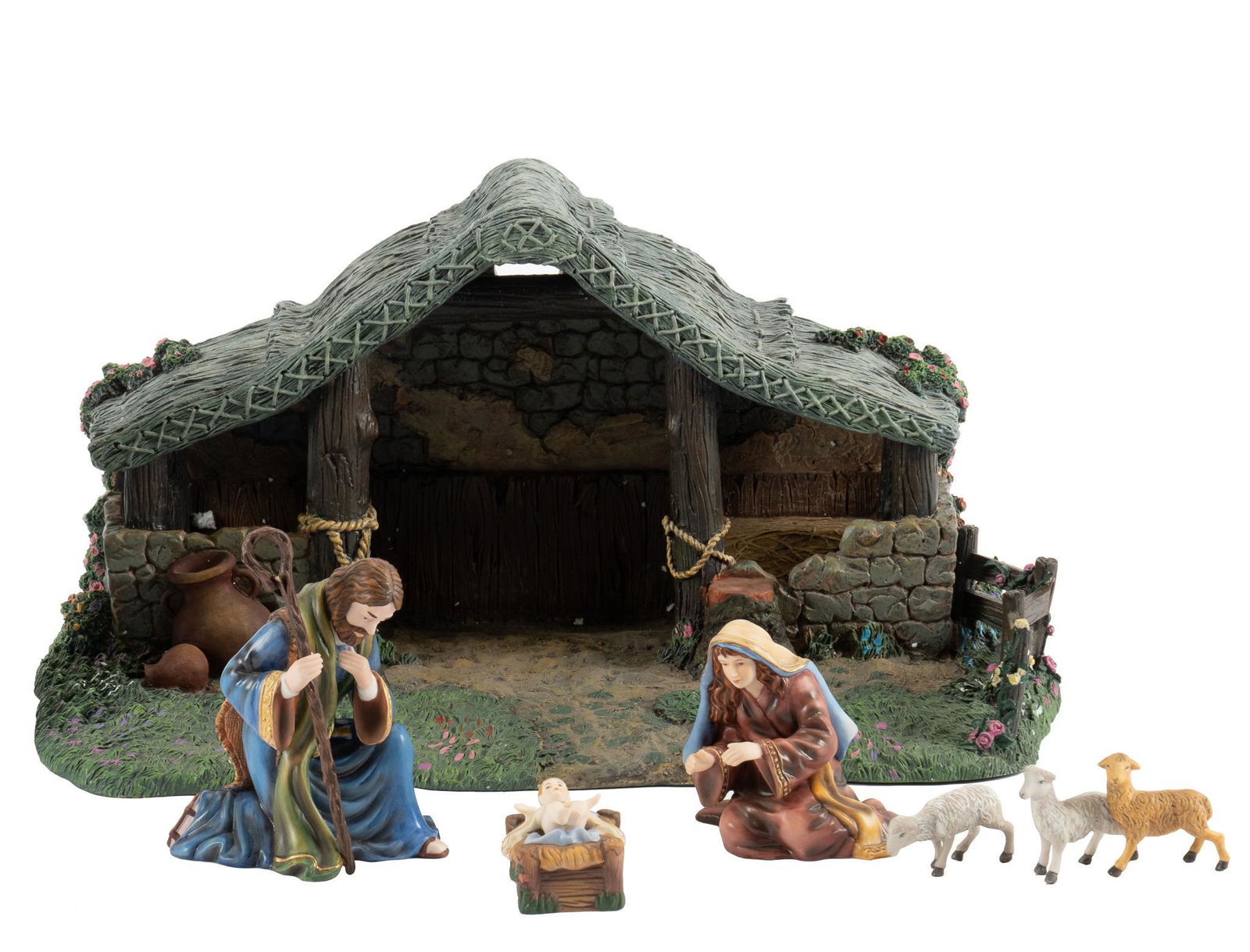 (4) Piece Thomas Kinkade (USA) Nativity Collection (1 of 10)
