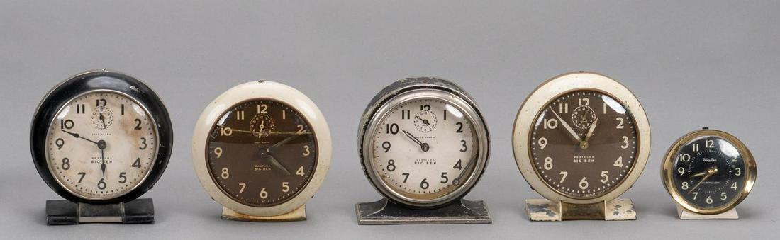 (5) Retro Westclox Alarm Clocks (1 of 19)