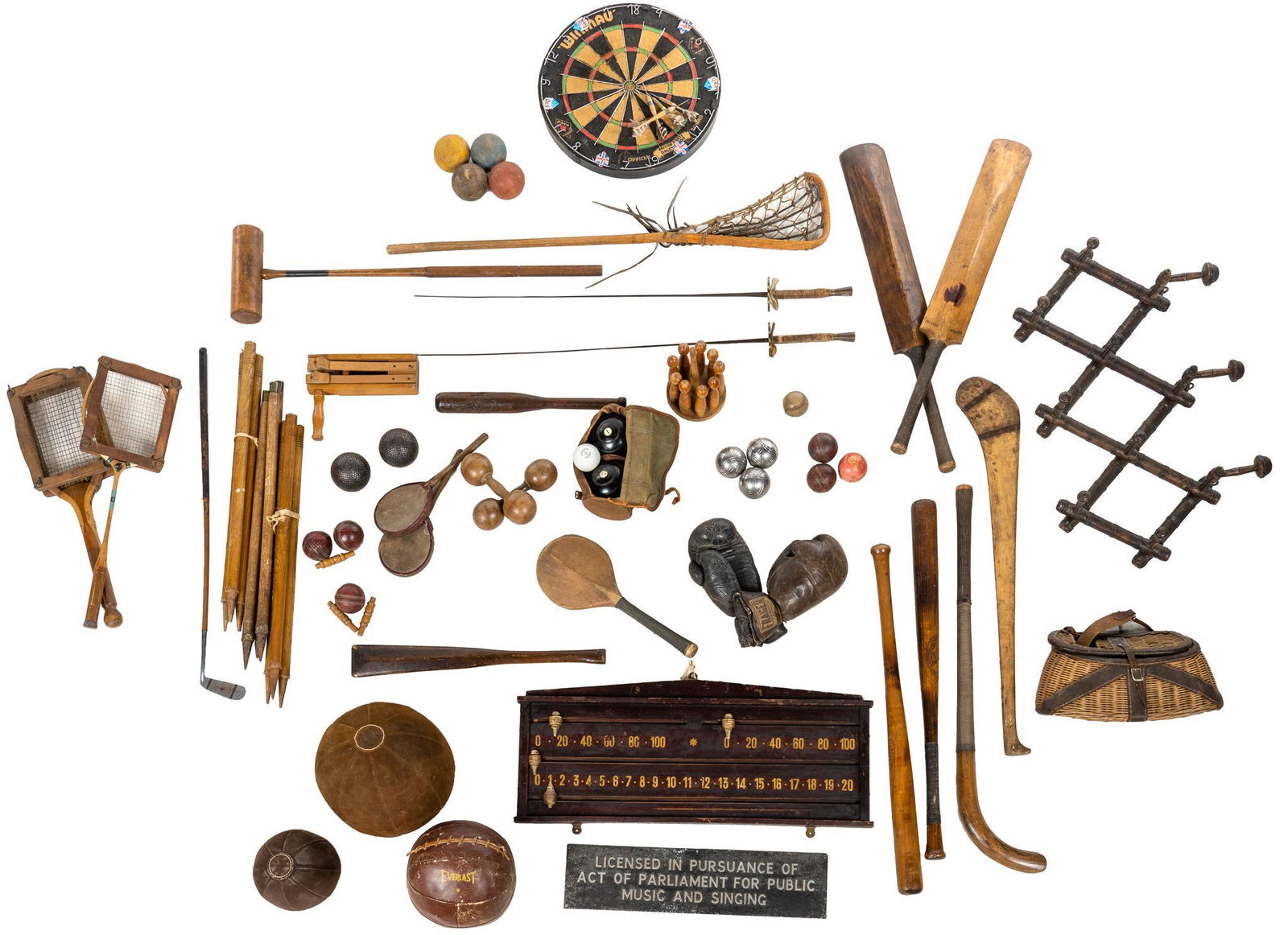 Collection of Vintage Gym and Sports Equipment (1 of 14)