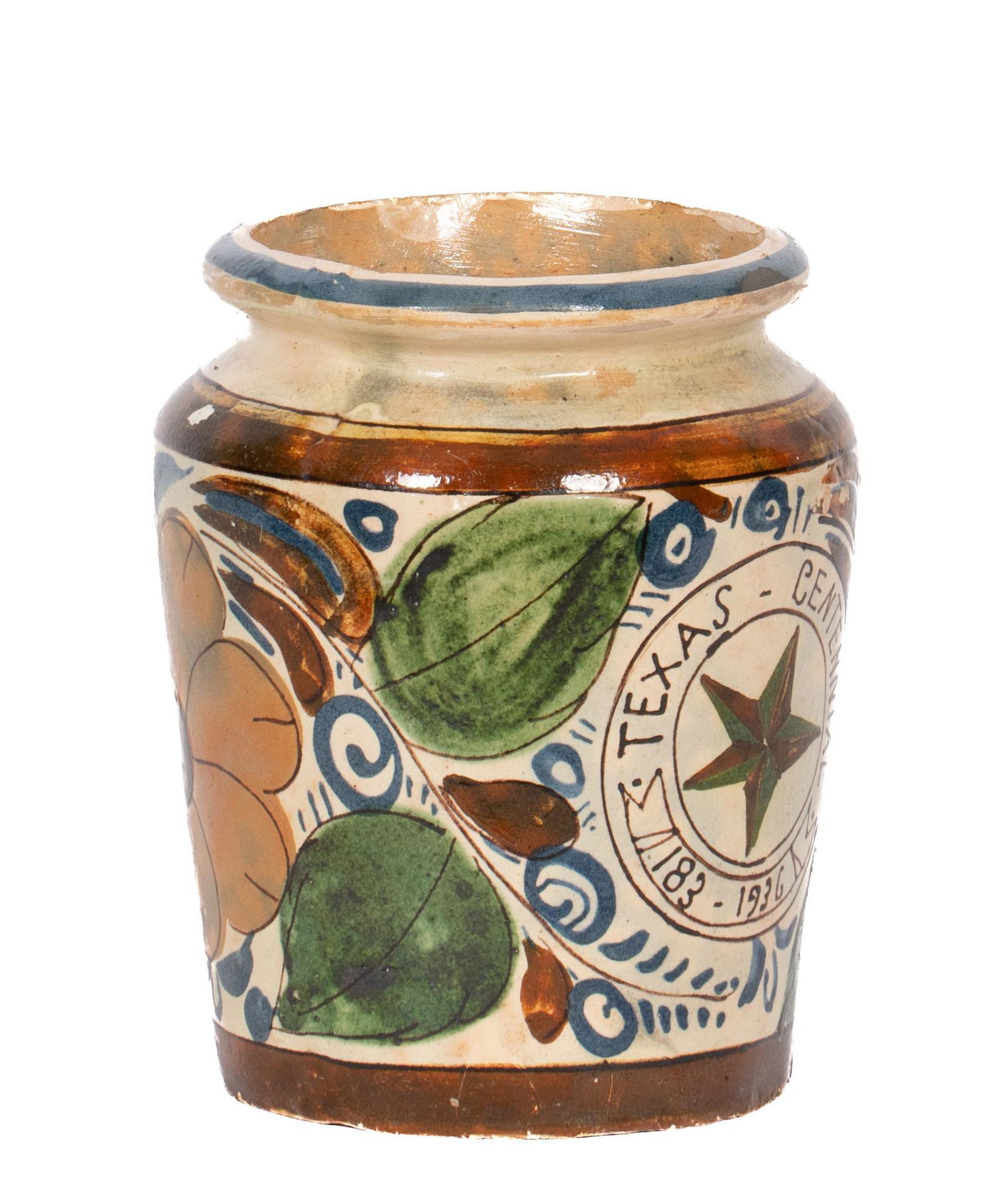 Texas Centennial Urn, Made in Mexico (1 of 4)