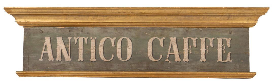 Vintage Antico Caffe Sign (1 of 3)