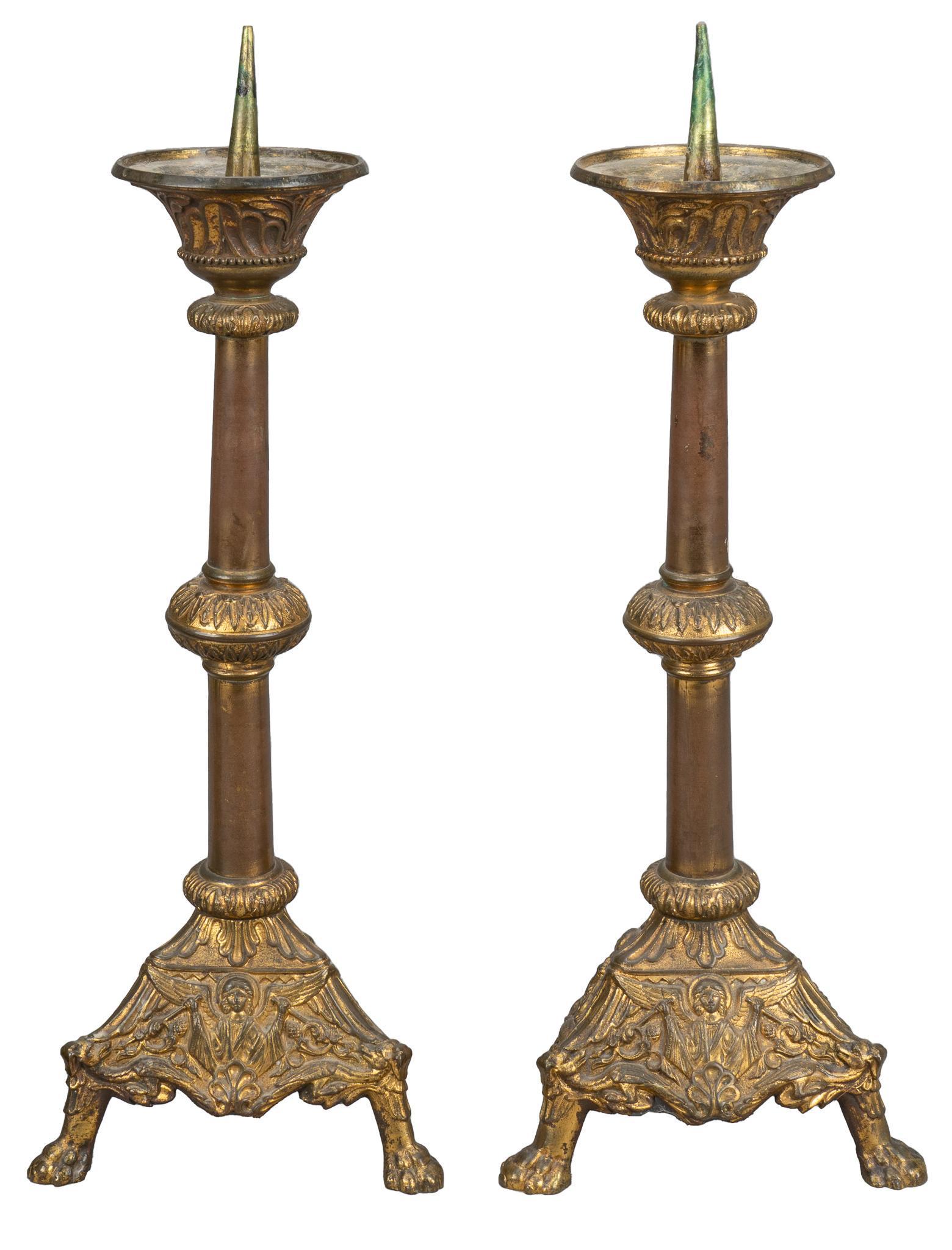 Pair of Spanish Colonial Style Candlesticks (1 of 6)
