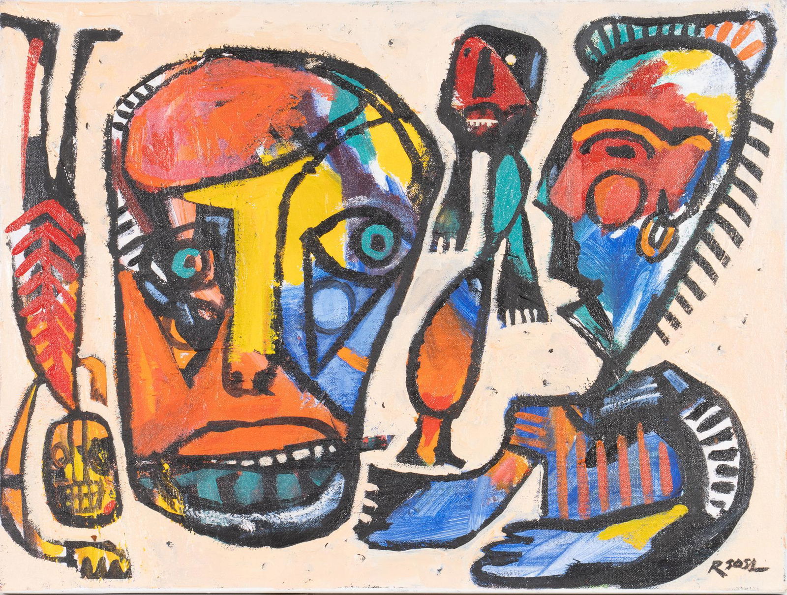 Robert Sosa, "Confrontation" (1 of 6)